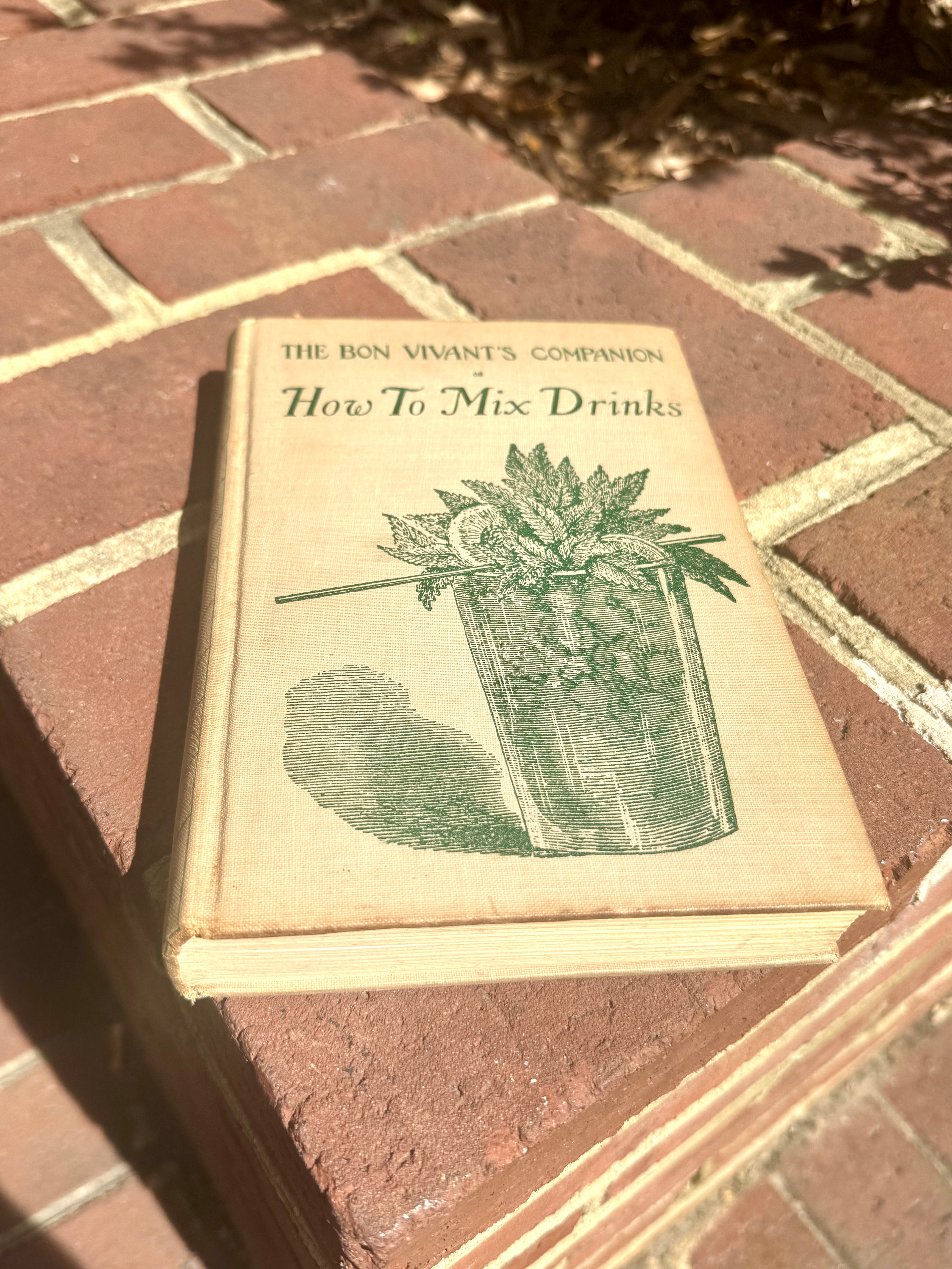 1930's "The Bon Vivant's Companion Or How To Mix Drinks" by Professor Jerry Thomas & Herbert Asbury