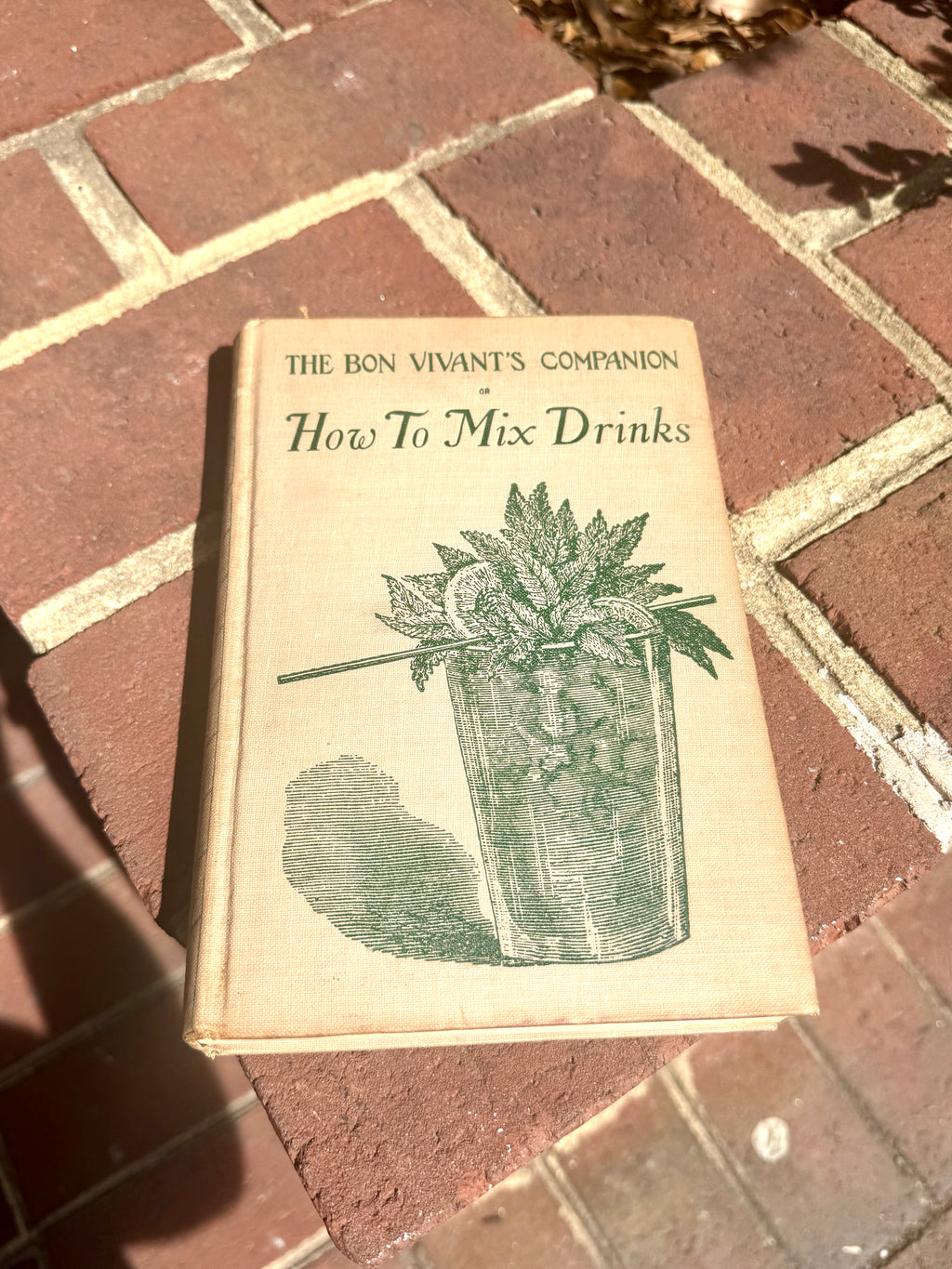 1930's "The Bon Vivant's Companion Or How To Mix Drinks" by Professor Jerry Thomas & Herbert Asbury