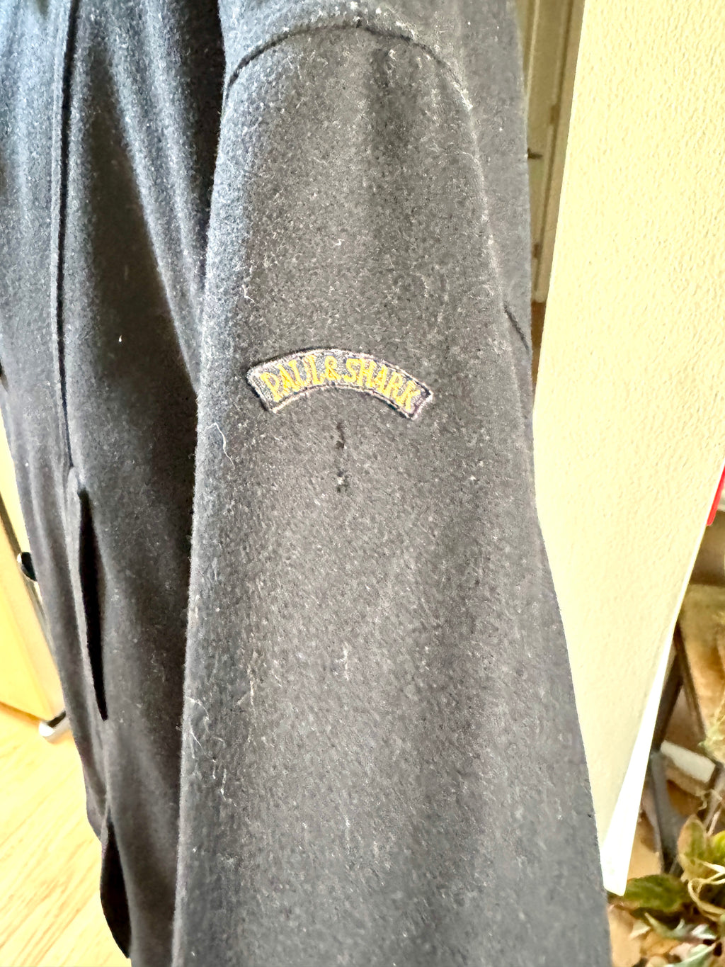 Vtg Paul & Shark Yachting Men's Wool Peacoat ~ 4x Double Breasted Peacoat