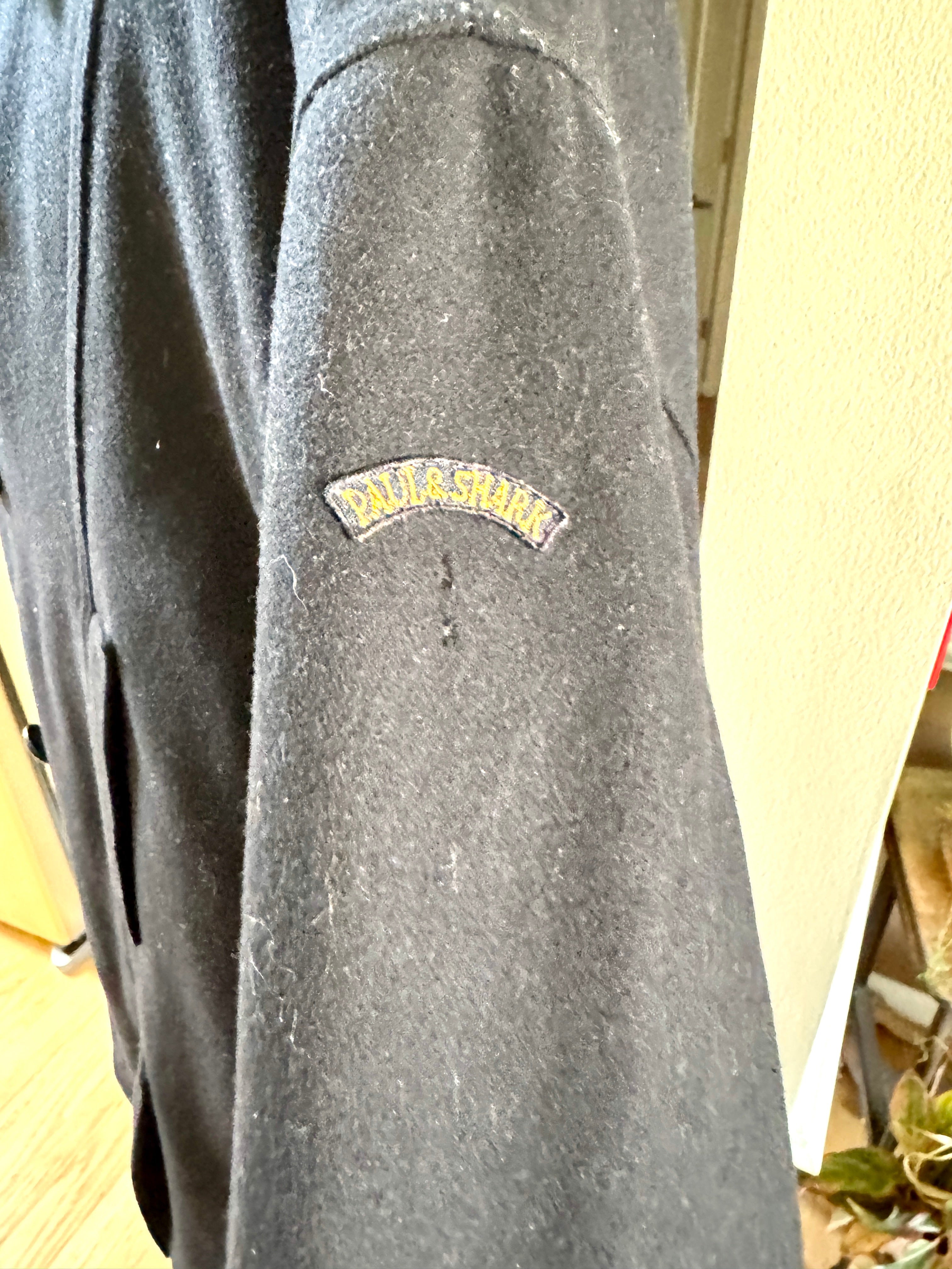 Vtg Paul & Shark Yachting Men's Wool Peacoat ~ 4x Double Breasted Peacoat