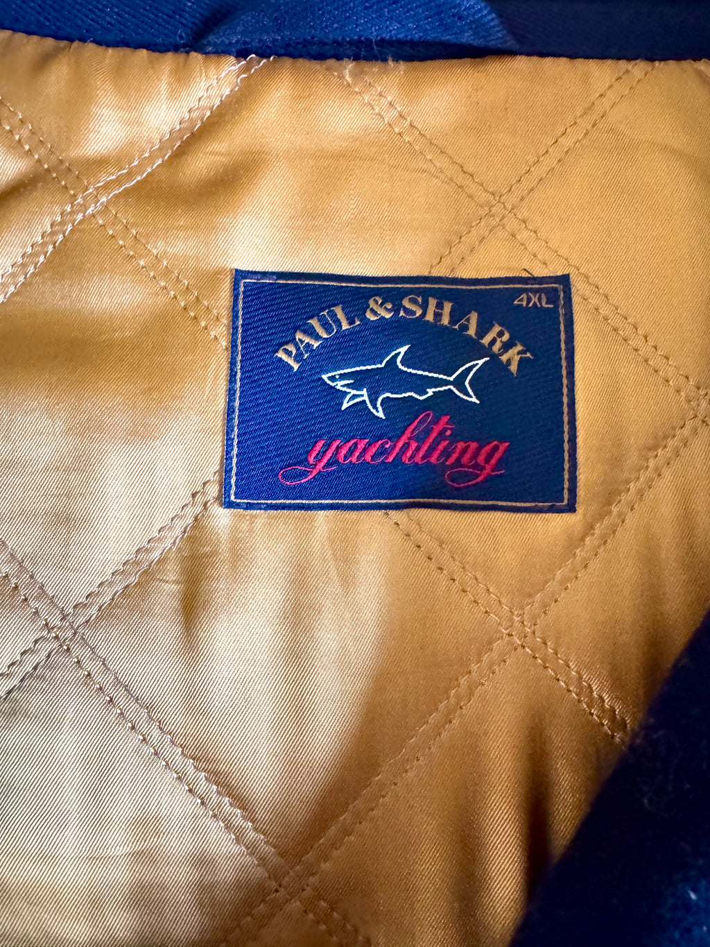 Vtg Paul & Shark Yachting Men's Wool Peacoat ~ 4x Double Breasted Peacoat