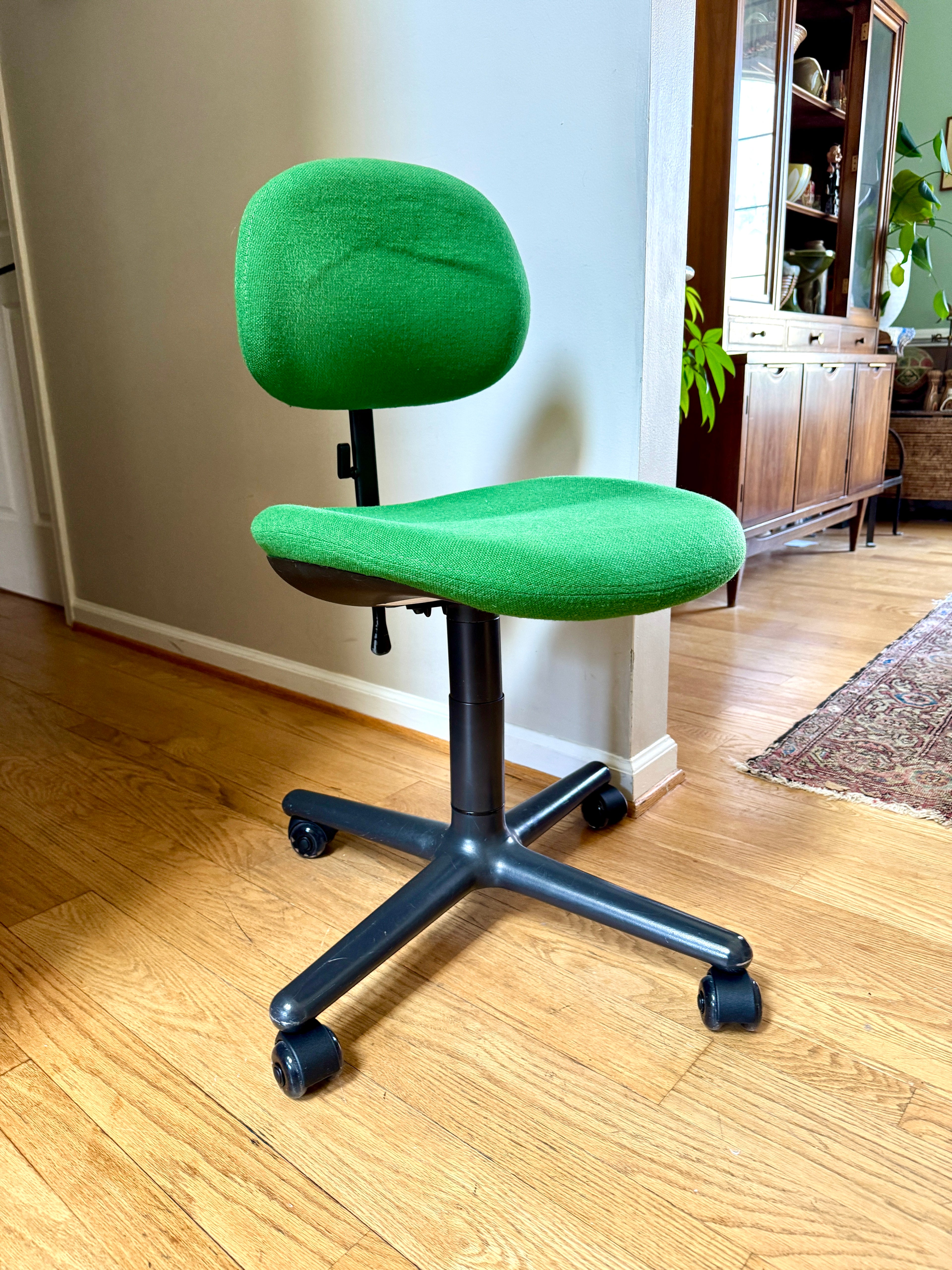 1970's Herman Miller Ergon Office Chair | Green Herman Miller Office Chair