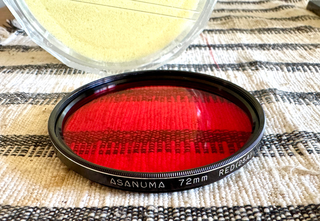 Asanuma 72mm 25A Red Filter with Hard Case