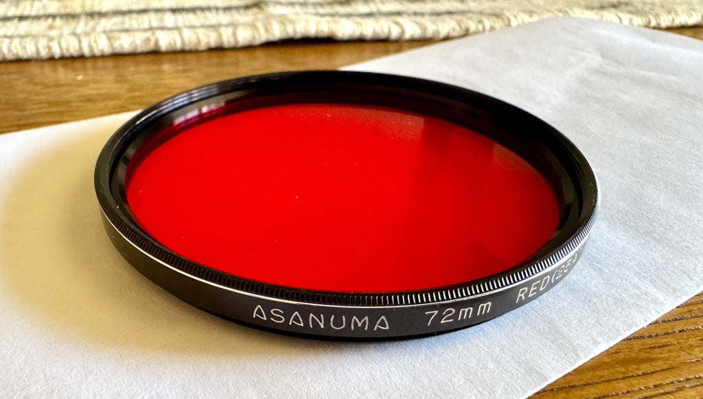 Asanuma 72mm 25A Red Filter with Hard Case