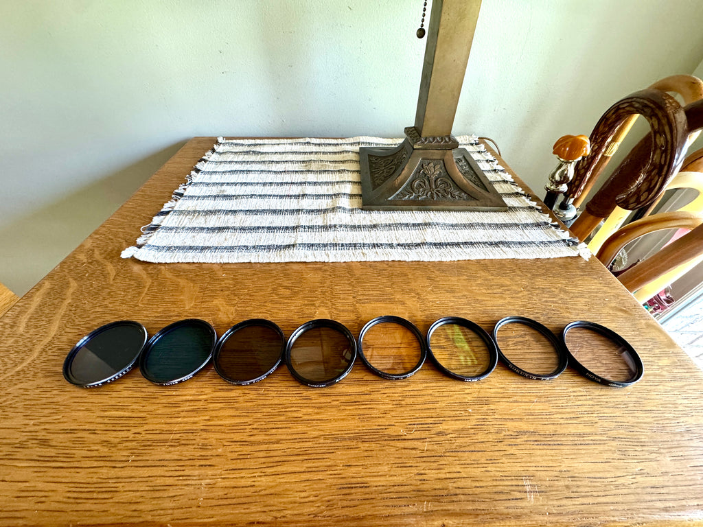 Variety of 49MM Lens Filters, Hoya, Rokunar, Haze, Tokina, Ambico, Envoy & Vivitar