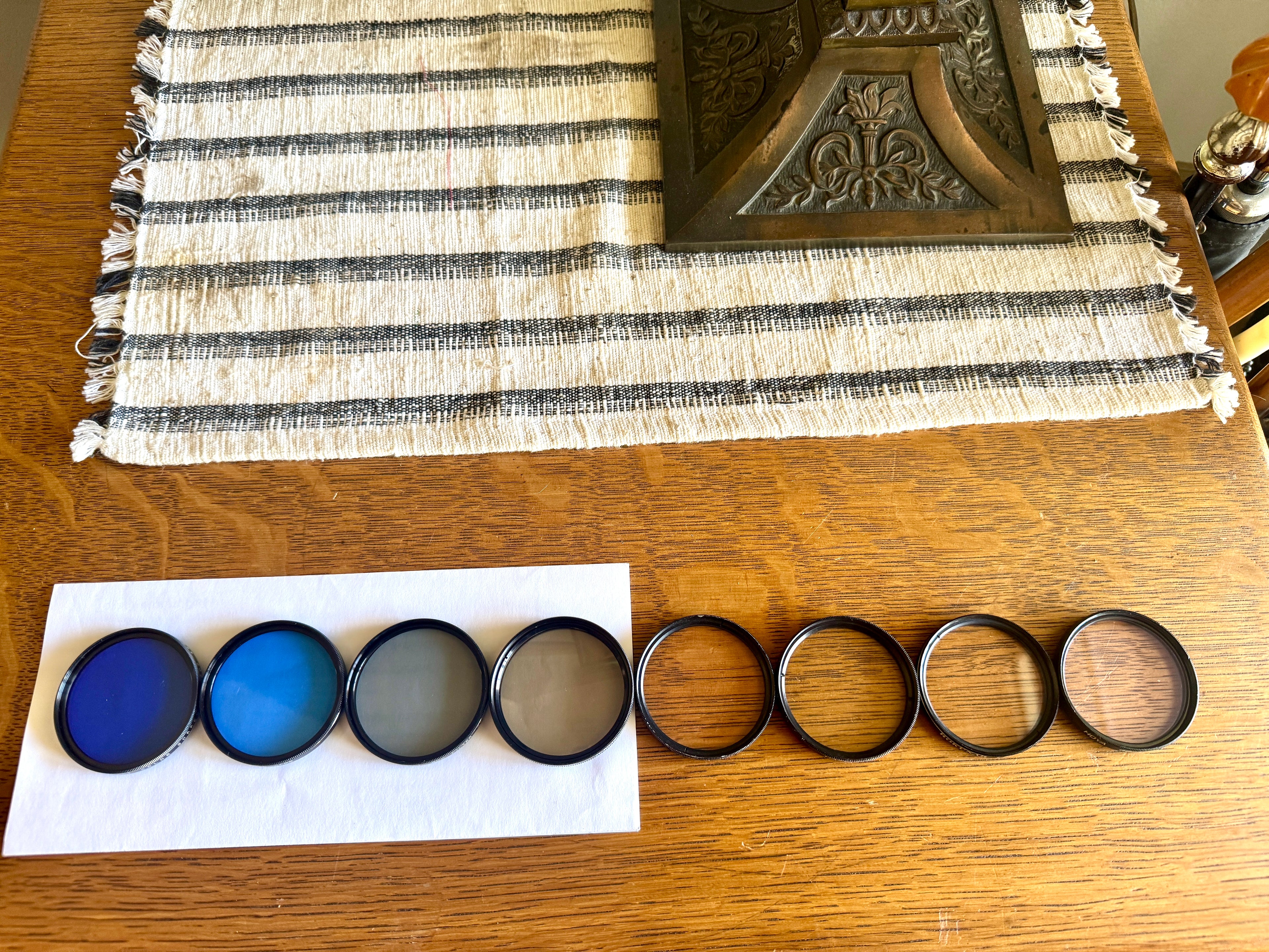 Variety of 49MM Lens Filters, Hoya, Rokunar, Haze, Tokina, Ambico, Envoy & Vivitar