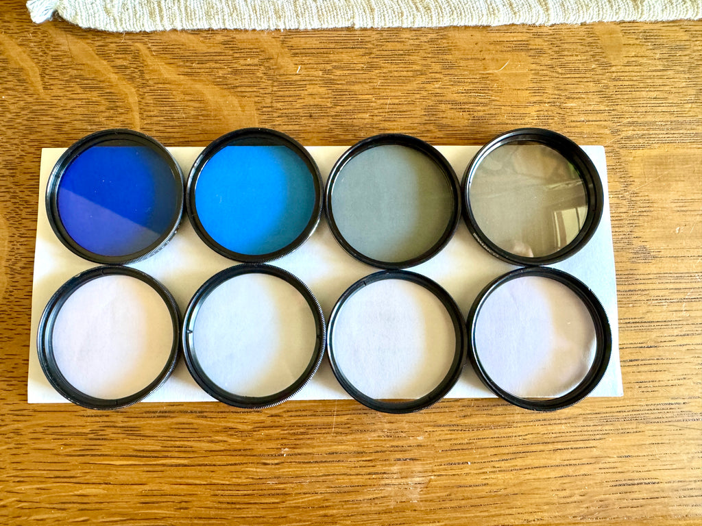 Variety of 49MM Lens Filters, Hoya, Rokunar, Haze, Tokina, Ambico, Envoy & Vivitar