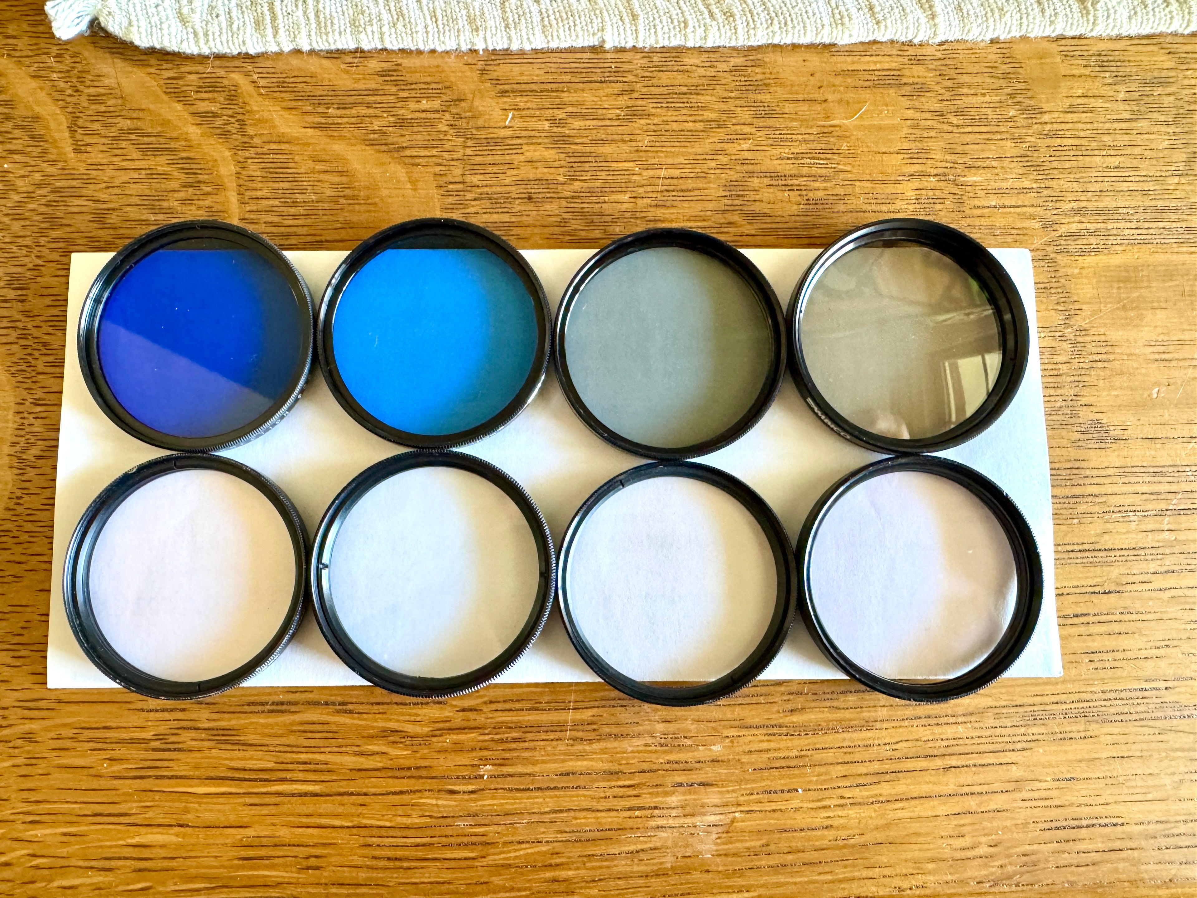 Variety of 49MM Lens Filters, Hoya, Rokunar, Haze, Tokina, Ambico, Envoy & Vivitar