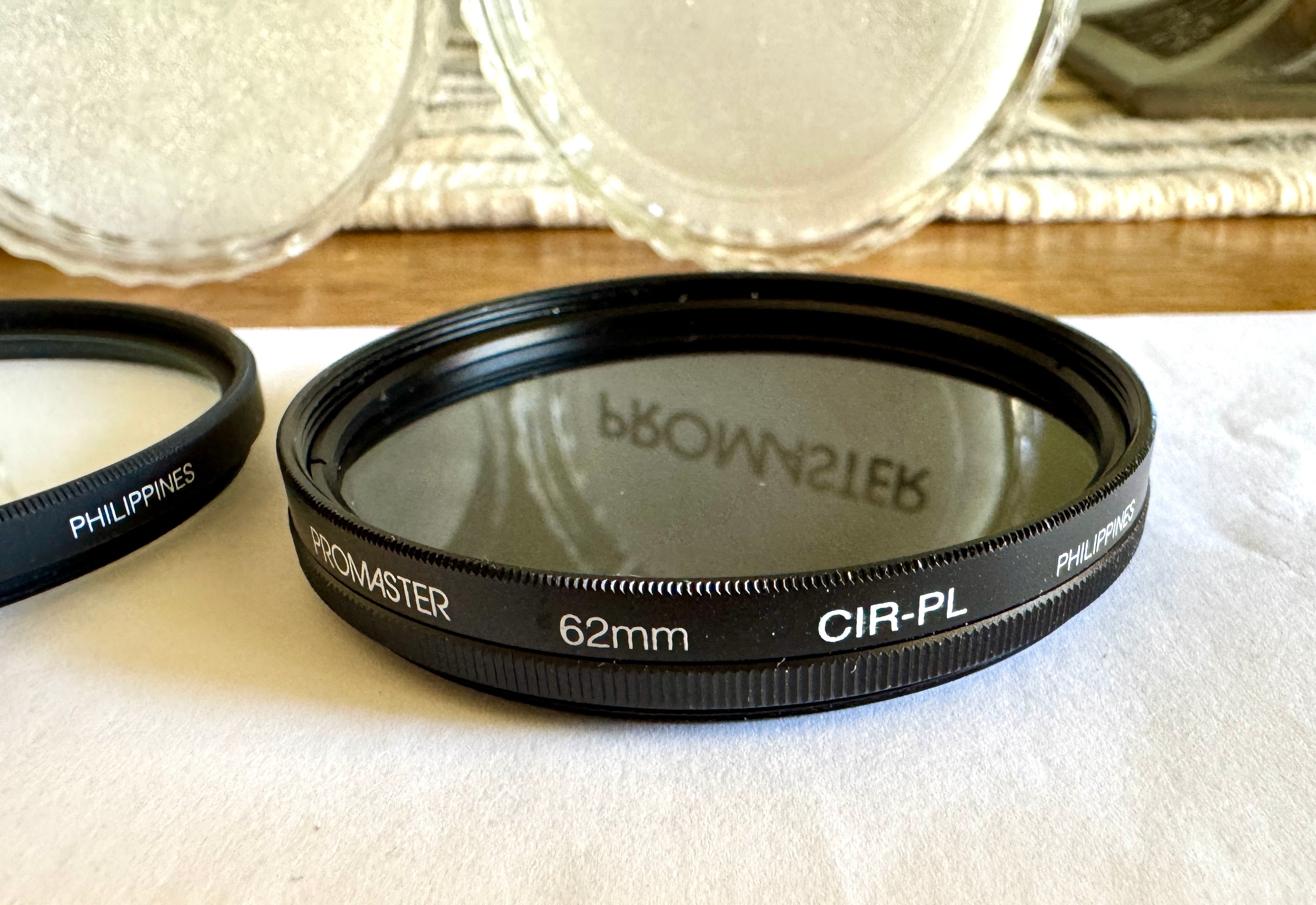 ProMaster 62mm UV Filter and Circular Polarizer Filters In Cases