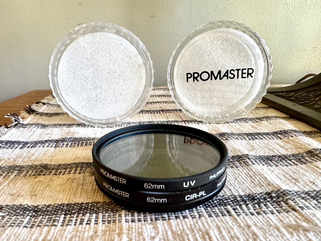 ProMaster 62mm UV Filter and Circular Polarizer Filters In Cases