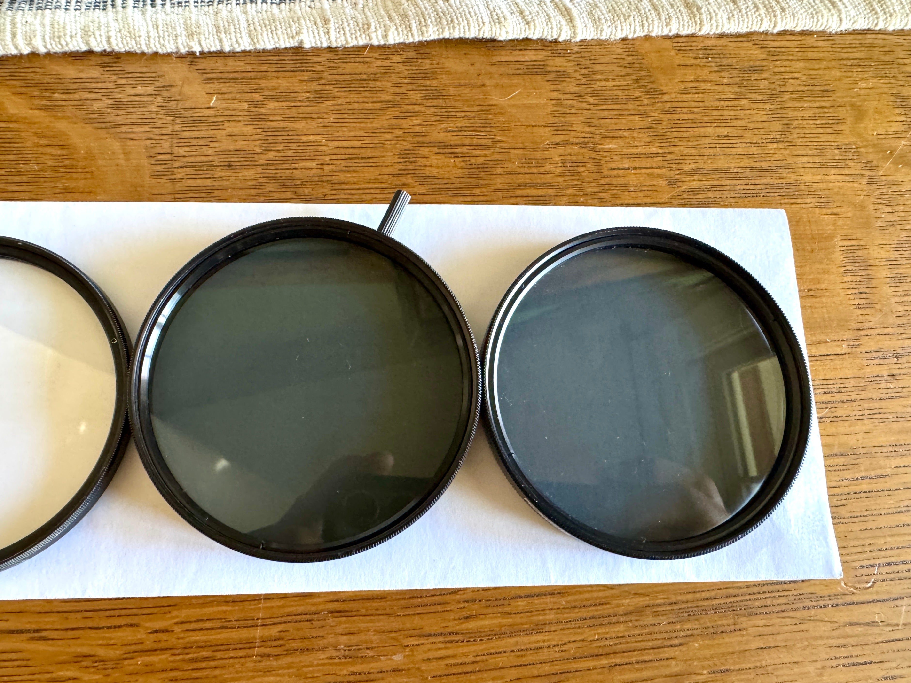 77mm Lens Filter Variety Set, Tiffen UV Protector & Circular Polarizer and ProMaster Spectrum 7 Polarizer Filter