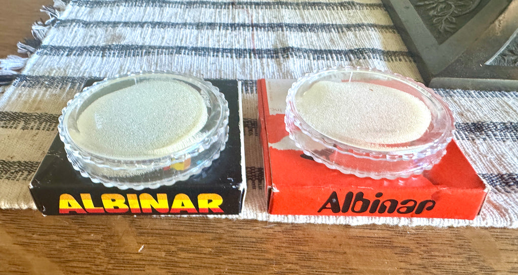 Vtg Super Albinar 49mm PL Lens Filter and Skylight Filter In Cases
