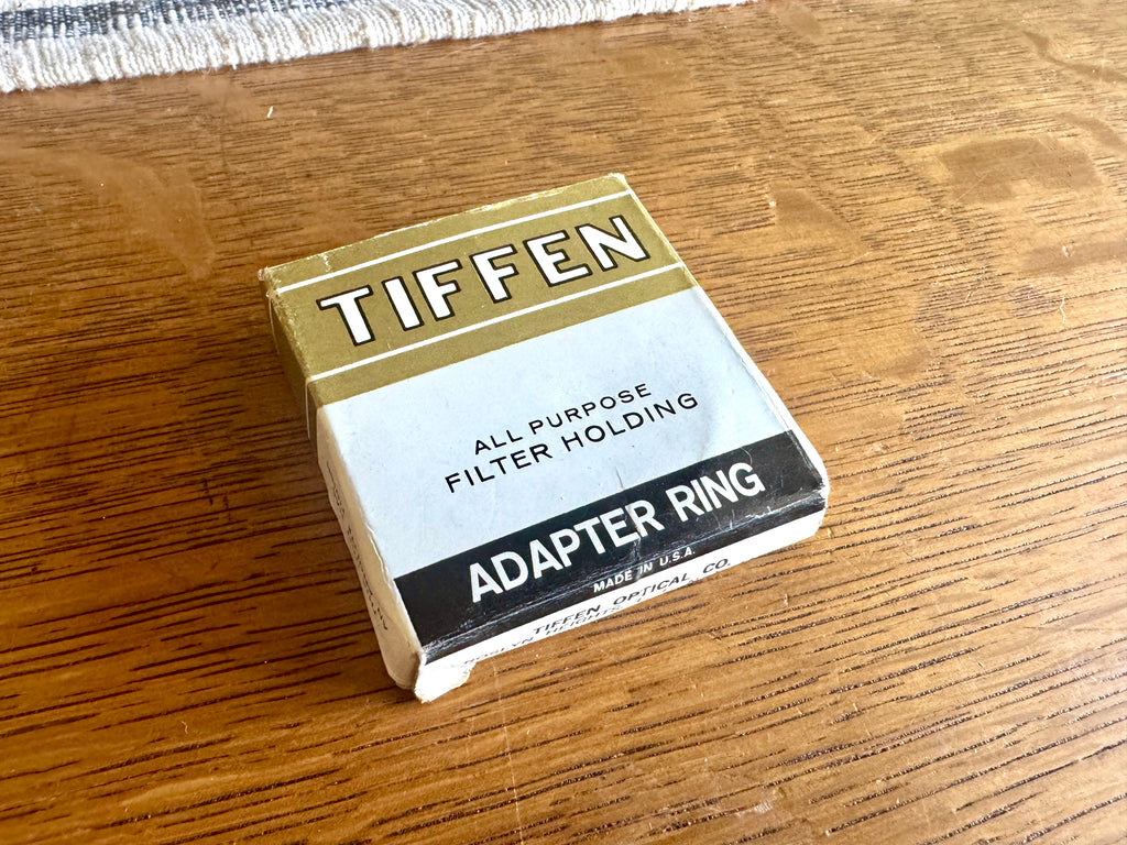 Vtg 49 M 7 Tiffen Screw-in Adapter With Retaining Ring ~ 49mm