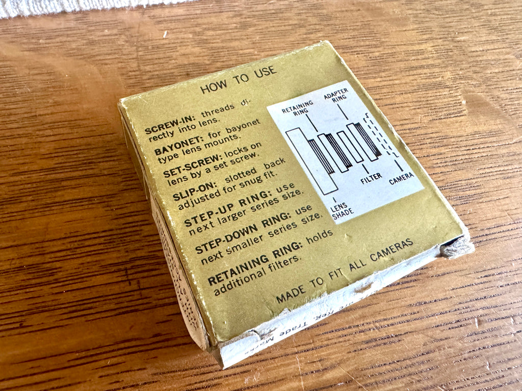 Vtg 49 M 7 Tiffen Screw-in Adapter With Retaining Ring ~ 49mm