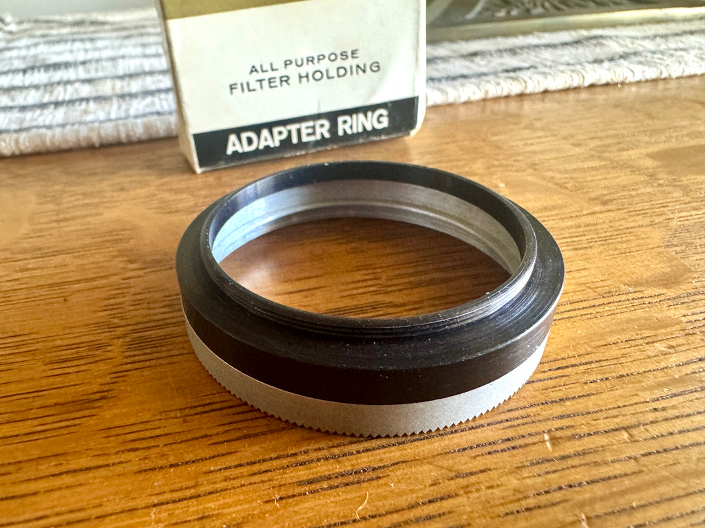 Vtg 49 M 7 Tiffen Screw-in Adapter With Retaining Ring ~ 49mm