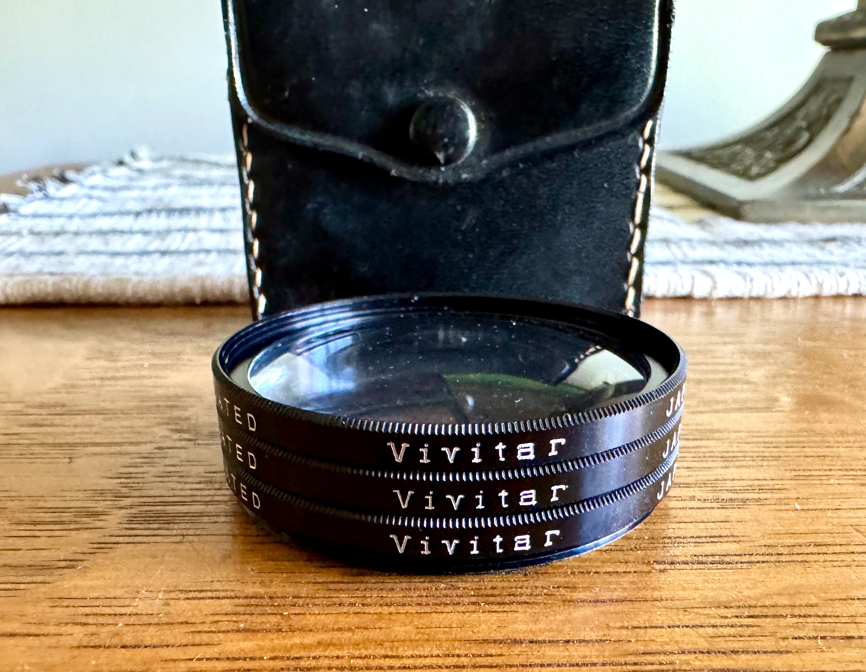 Vtg 49mm Camera Lens Filter Set: Close Up Coated No. 1, 2, 3 - 1970s Japan