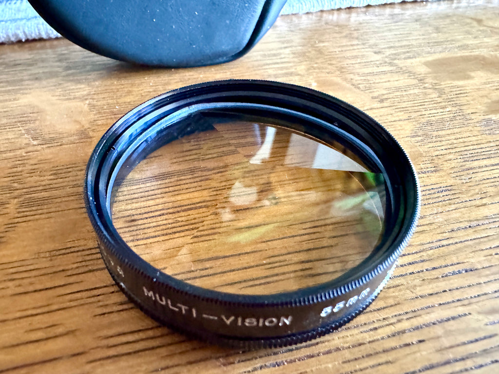 Vtg Hoya 55mm Multi Image Figure 3F Lens Filter MULTIVISION 3 Face Multiple 55 mm