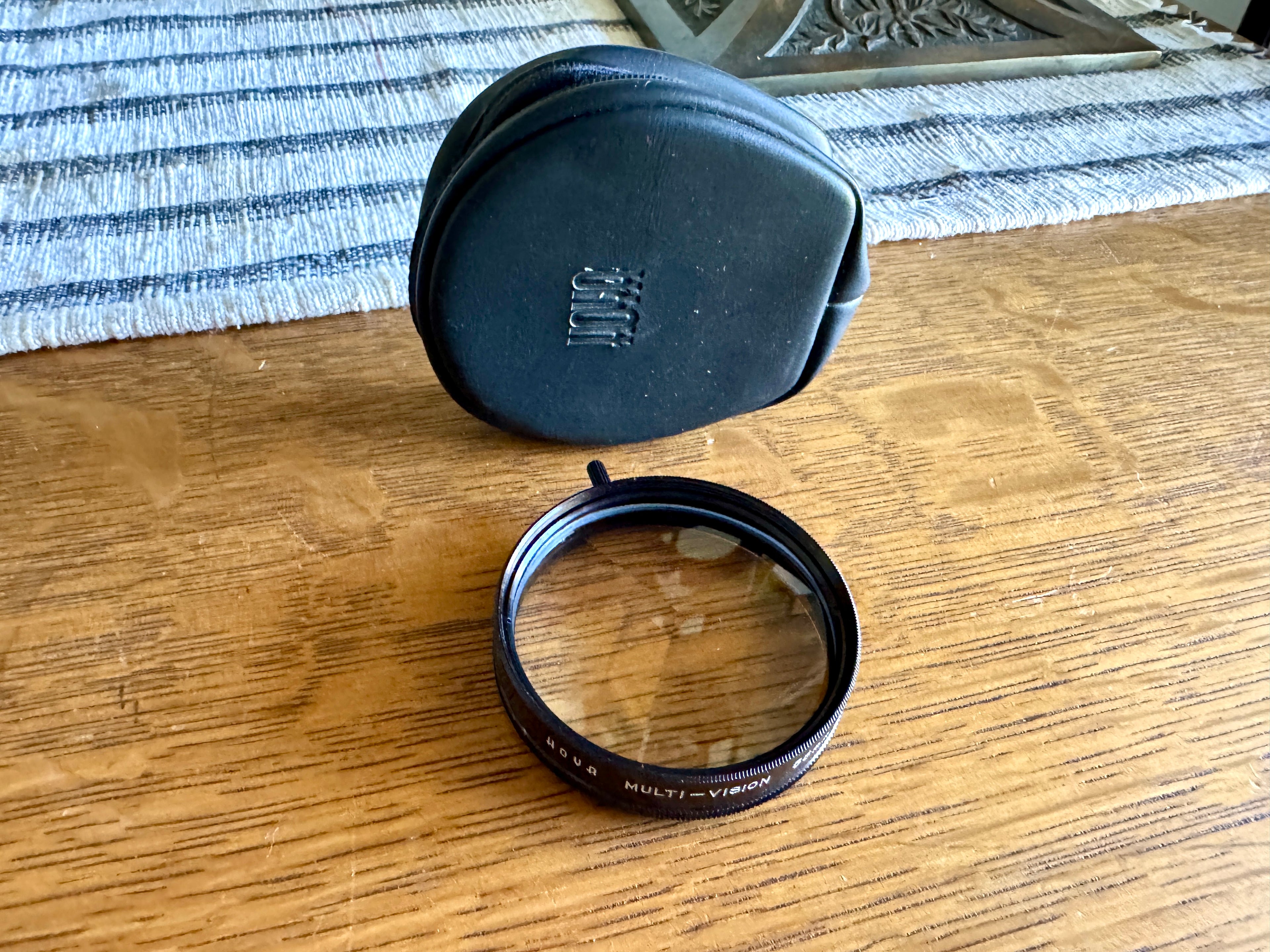 Vtg Hoya 55mm Multi Image Figure 3F Lens Filter MULTIVISION 3 Face Multiple 55 mm