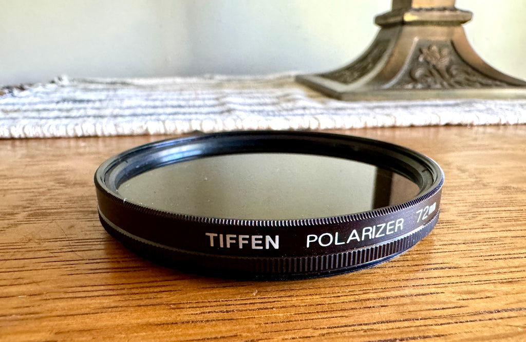 Vtg Tiffen 72mm Circular Polarizer and 72mm Neutral Density 0.9 Filter in Case
