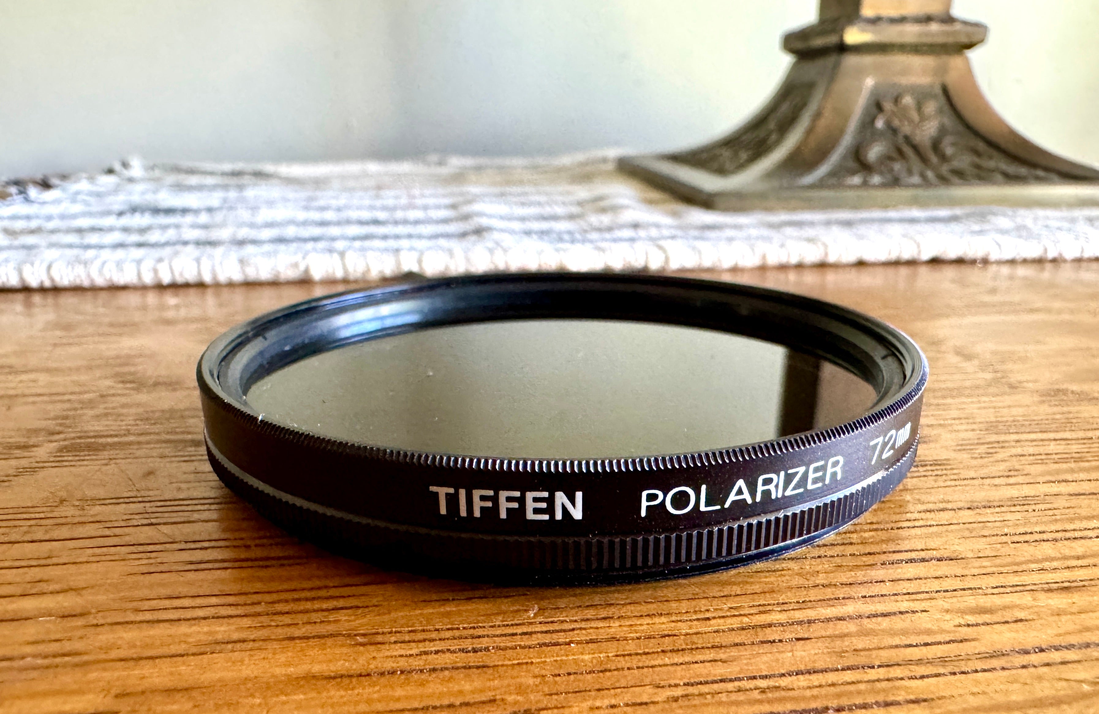 Vtg Tiffen 72mm Circular Polarizer and 72mm Neutral Density 0.9 Filter in Case