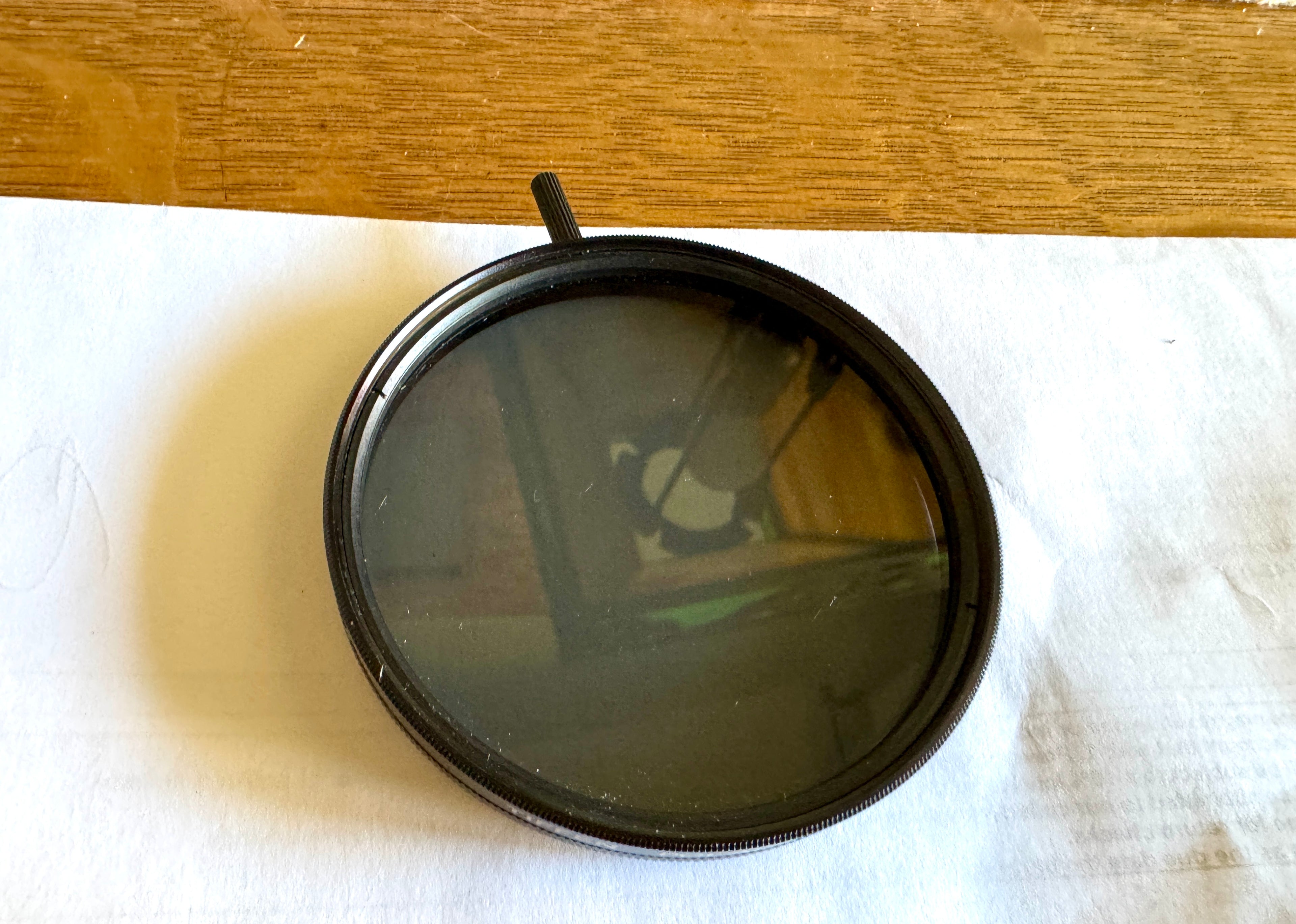 Vtg Tiffen 72mm Circular Polarizer and 72mm Neutral Density 0.9 Filter in Case