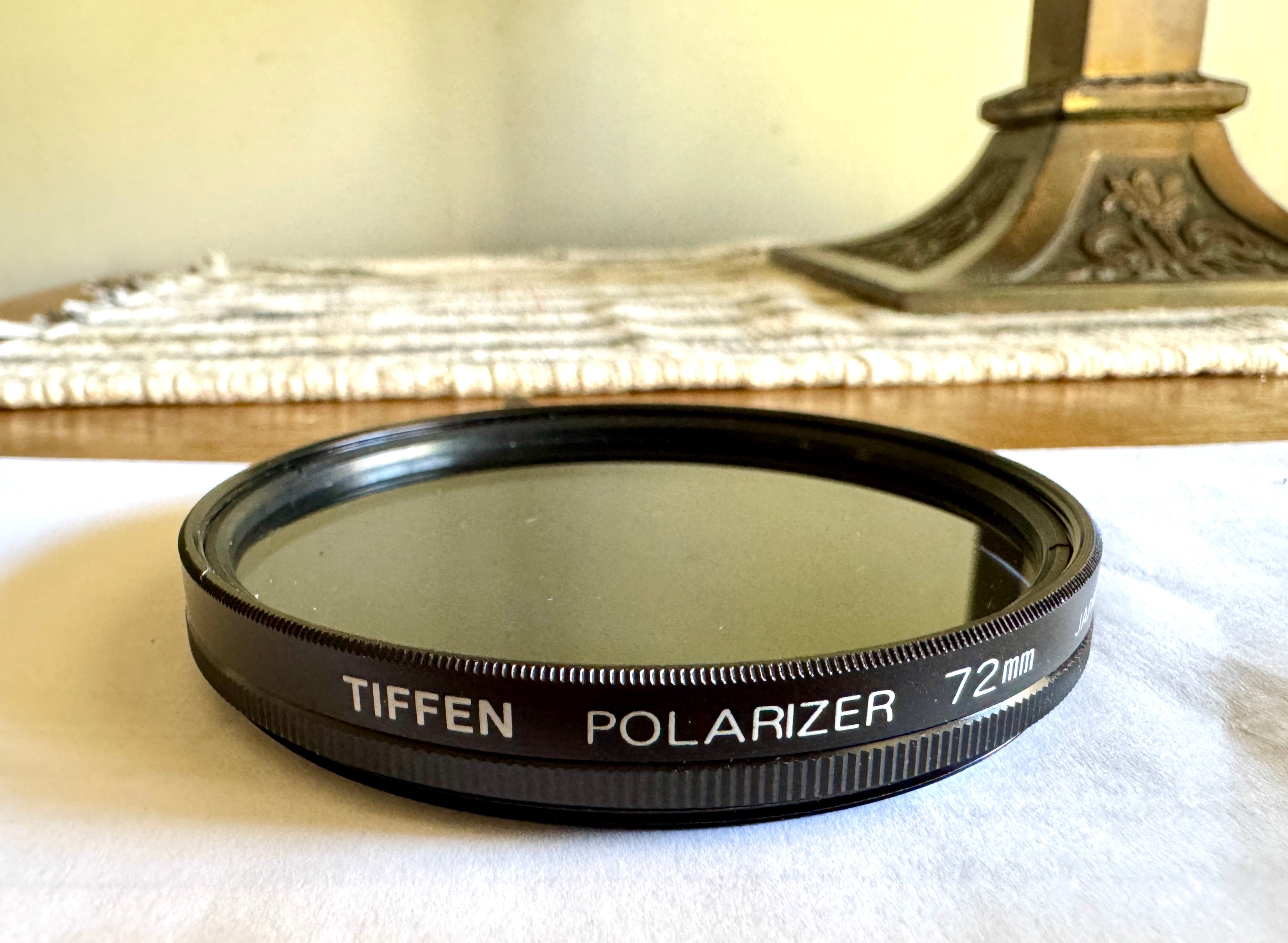 Vtg Tiffen 72mm Circular Polarizer and 72mm Neutral Density 0.9 Filter in Case