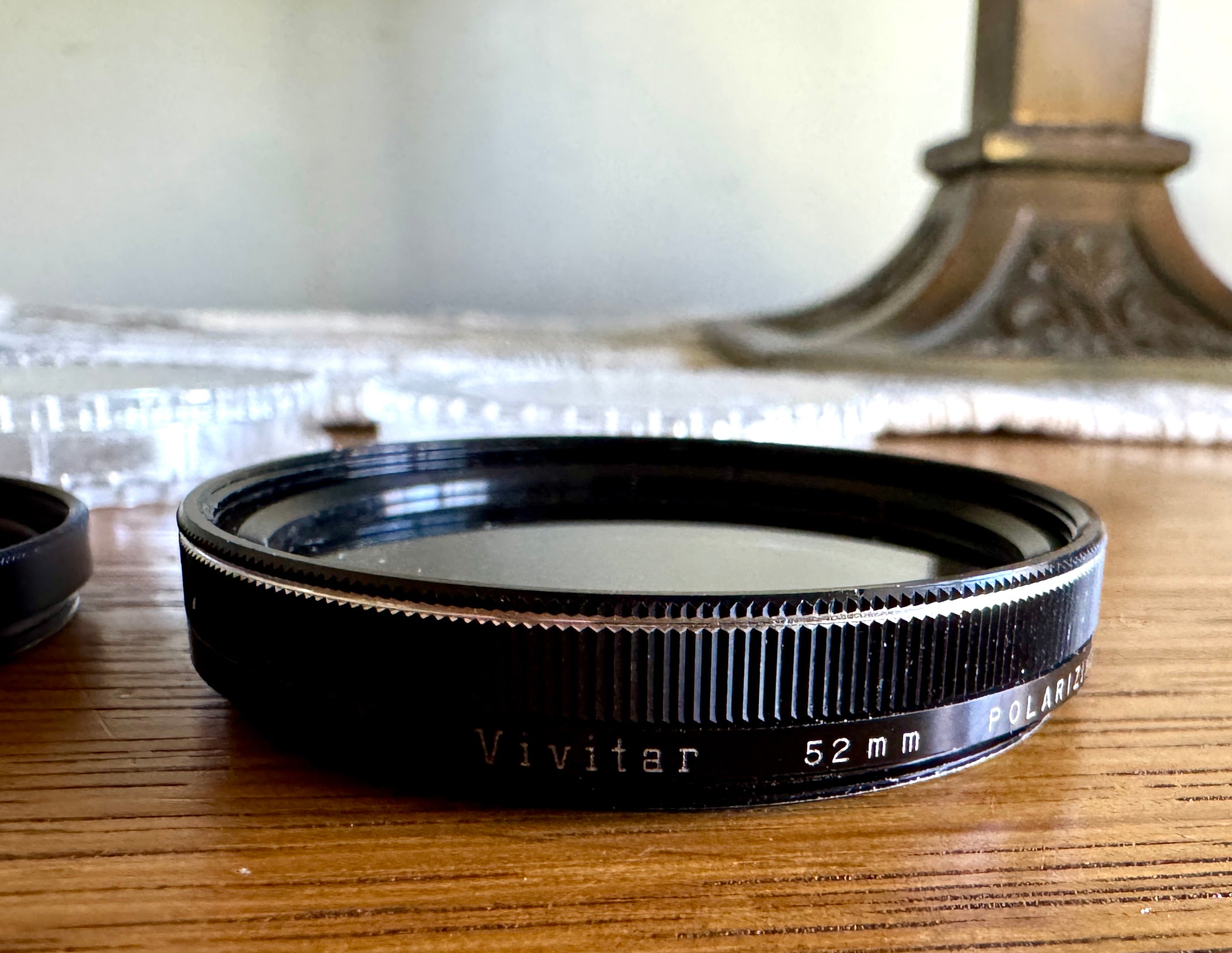 Vtg Variety of Vivitar Lens Filters, VMC Red No.25(A) 58Mm & 52MM, Vivitar 52mm Polarizing Filter