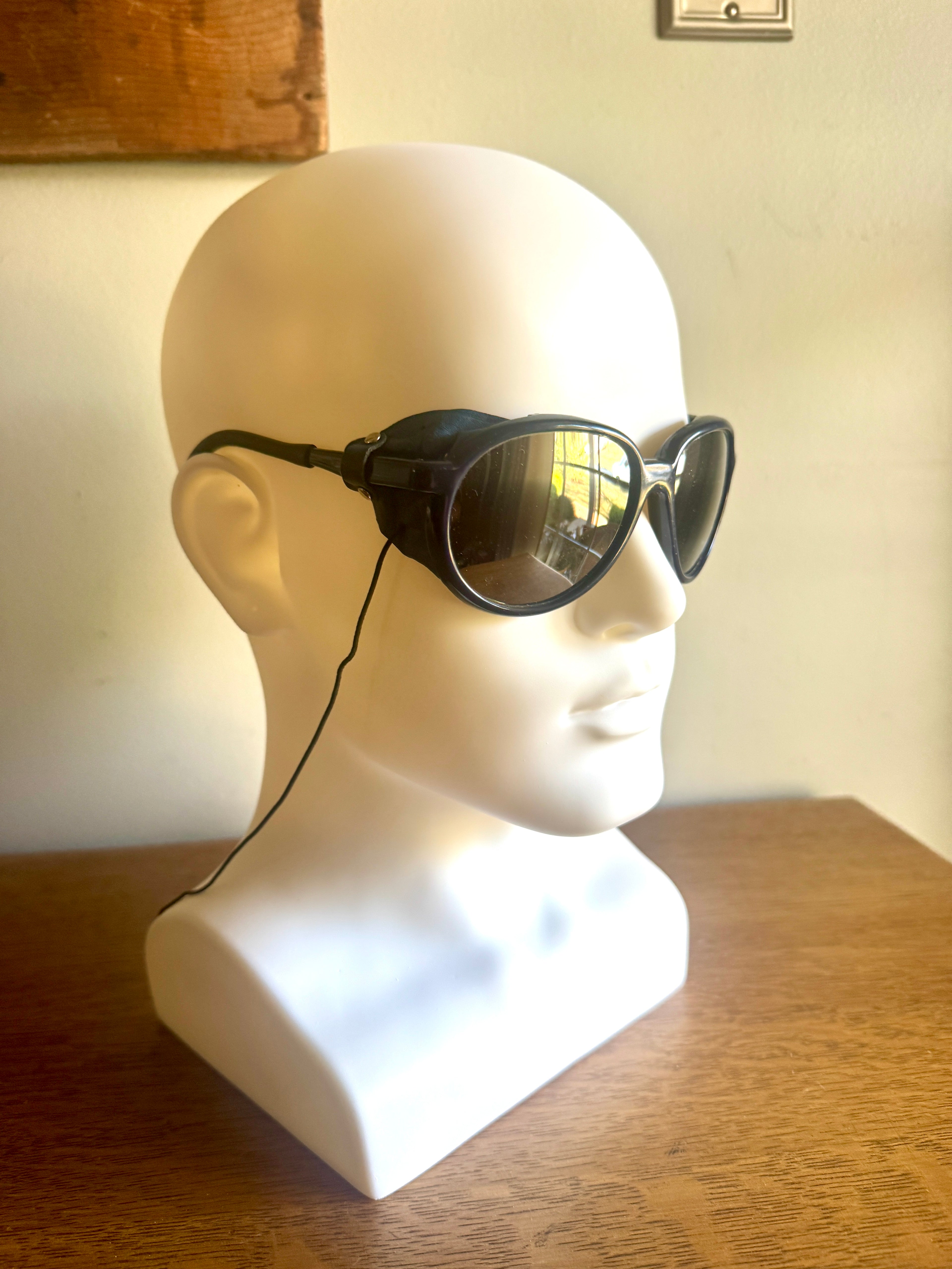 Vtg Mountaineer Sunglasses ~ Blue Mountaineering Alpine Glacier Japan