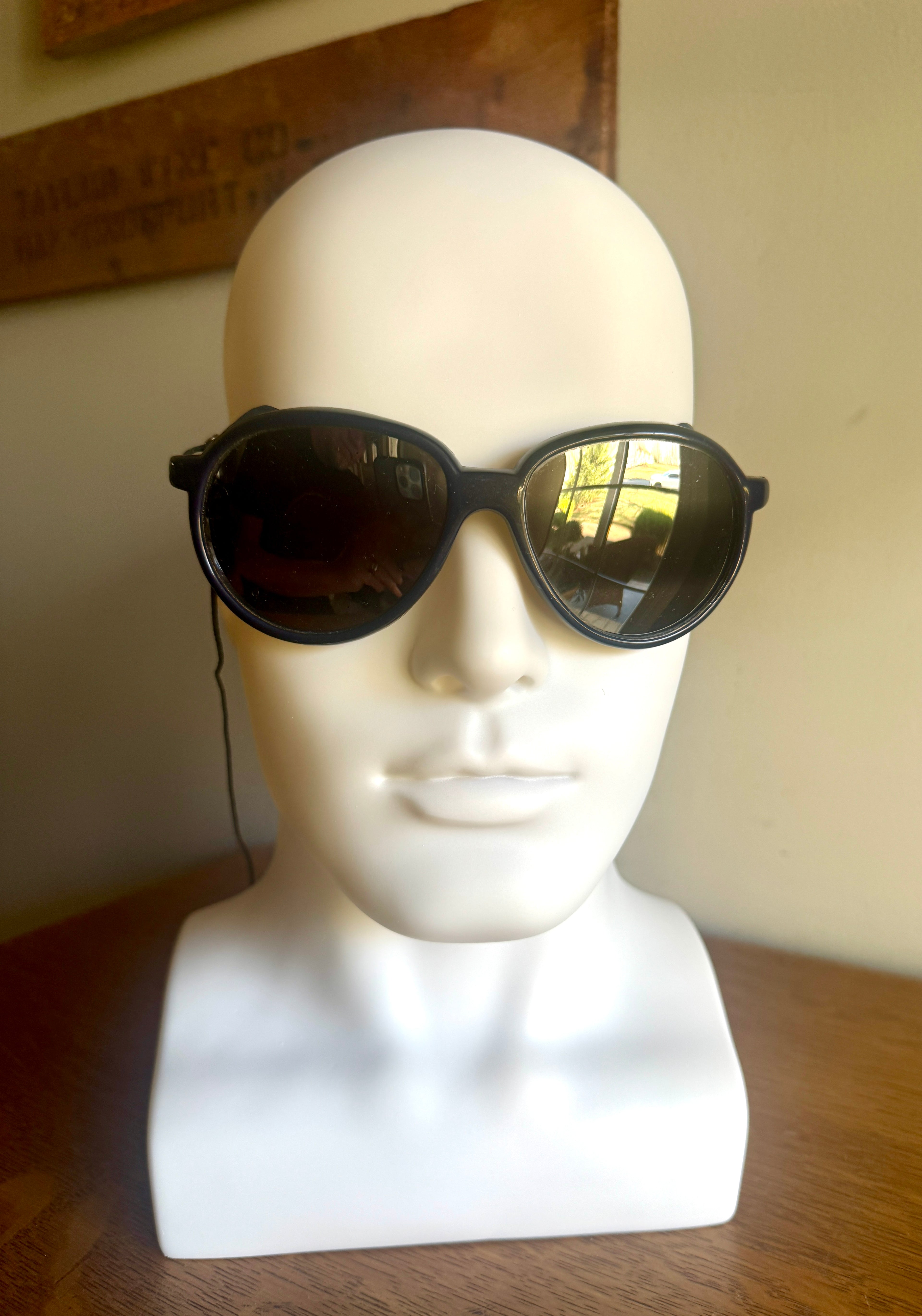 Vtg Mountaineer Sunglasses ~ Blue Mountaineering Alpine Glacier Japan