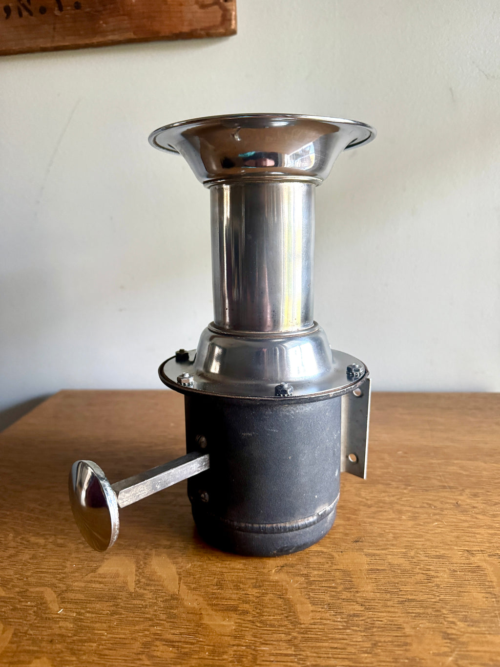 Vtg Hutchins Ahooga Manual Horn | Push Ahooga Horn | Antique Car Horn
