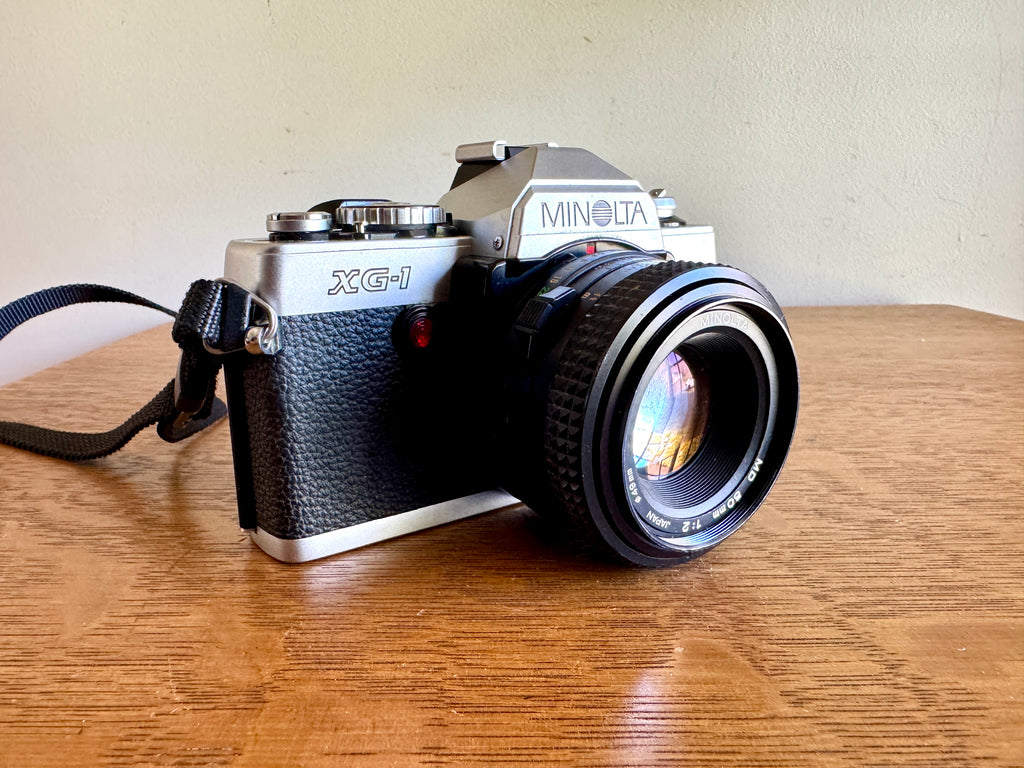 Vtg Minolta XG-1 35mm Film Camera ~ Minolta XG-1 SLR Manual 35MM Camera