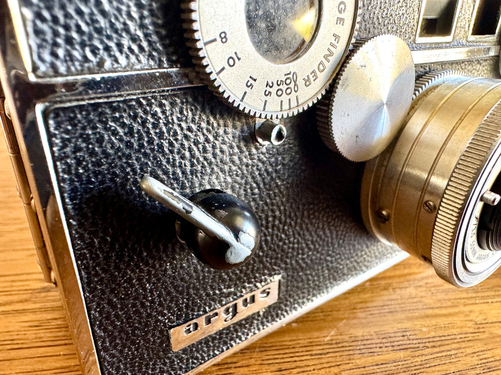 1930's Argus C3 Rangefinder 35MM Film Camera With Cintar F/3.5 Lens (Untested)