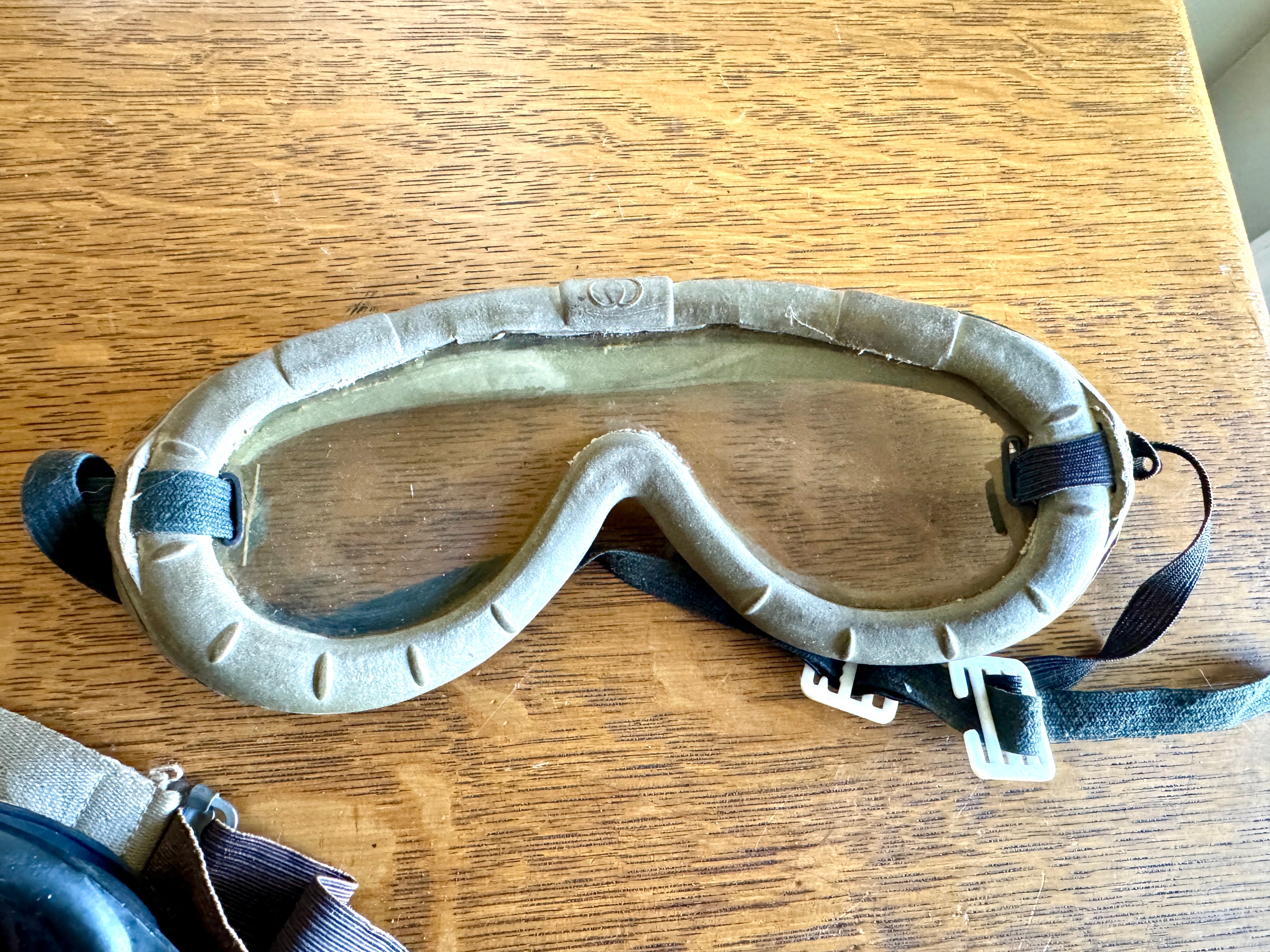 Pair of 1940's Polaroid Military Goggles ~ 604 Goggles and No.1065 Goggles