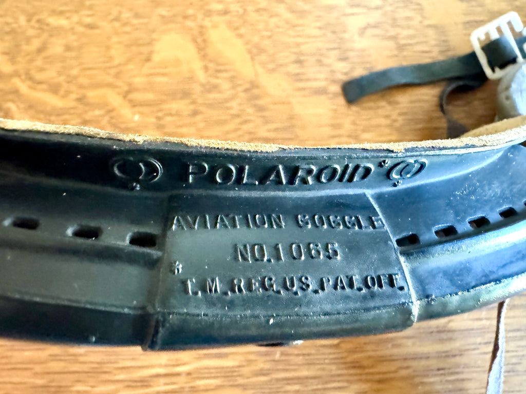 Pair of 1940's Polaroid Military Goggles ~ 604 Goggles and No.1065 Goggles