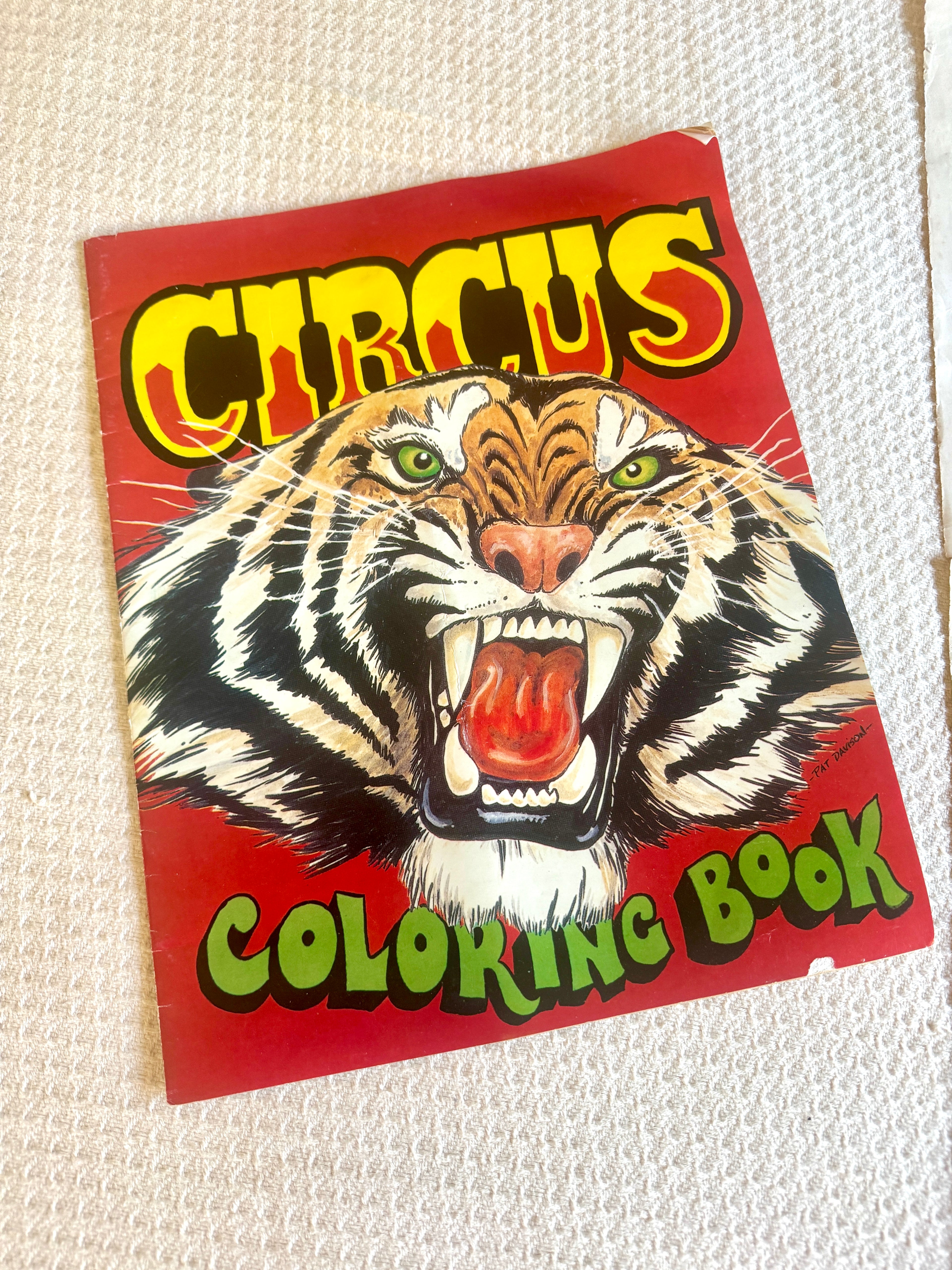 1970's-80's Ringling Bros Poster and Circus Coloring Book ~ Circus Lot