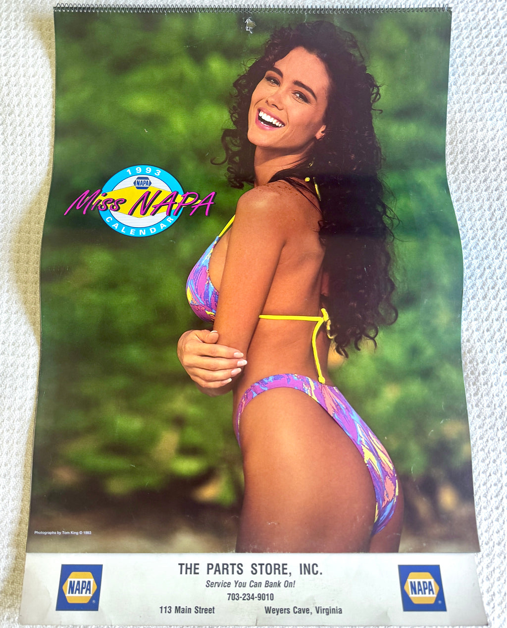 1993 Miss Napa Swimsuit Calendar ~ Napa Auto Parts Swimsuit Calendar