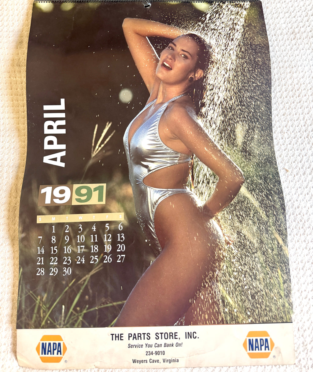 1991 Miss Napa Swimsuit Calendar ~ Napa Auto Parts Swimsuit Calendar
