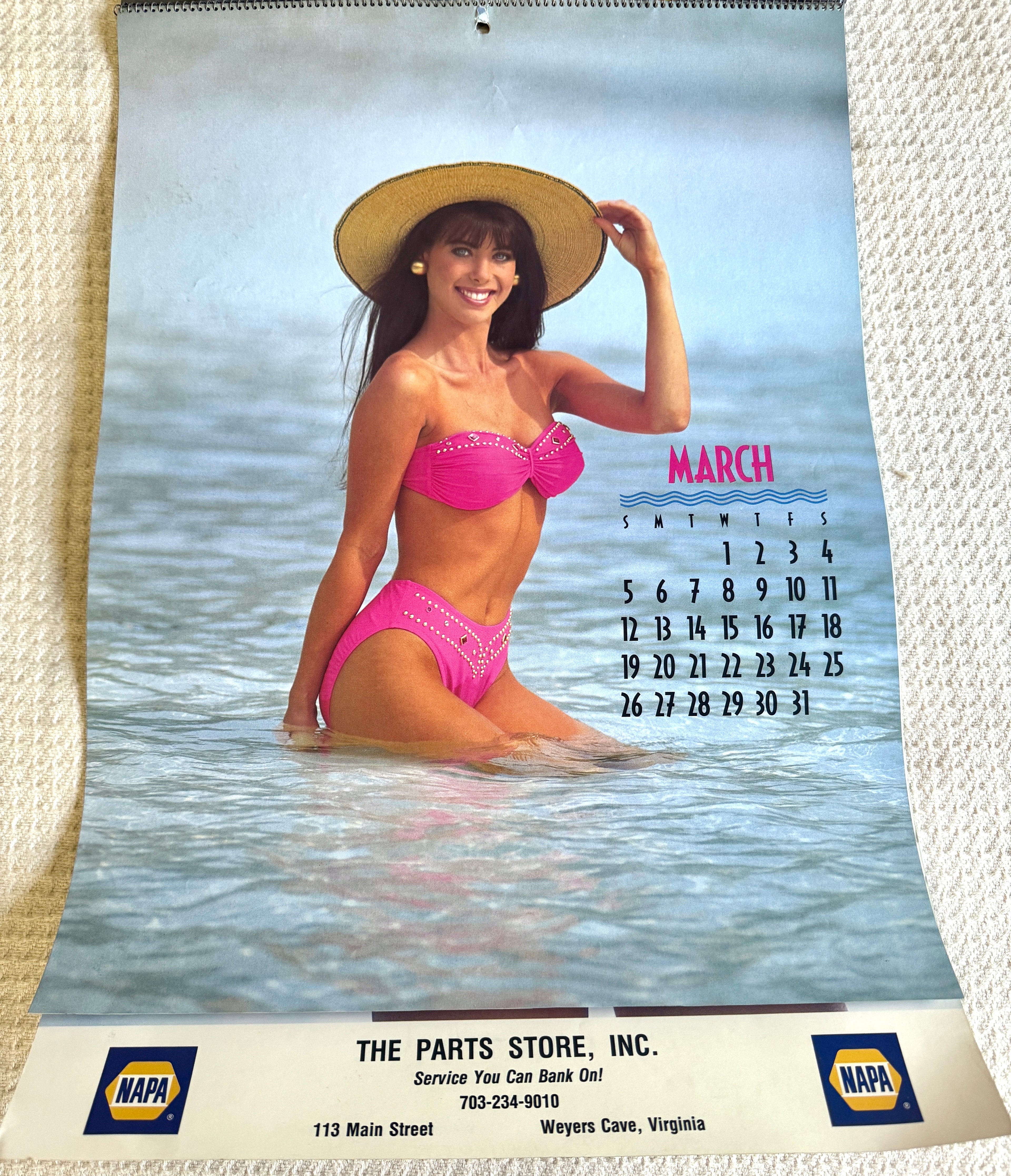 1995 Miss Napa Swimsuit Calendar ~ Napa Auto Parts Swimsuit Calendar