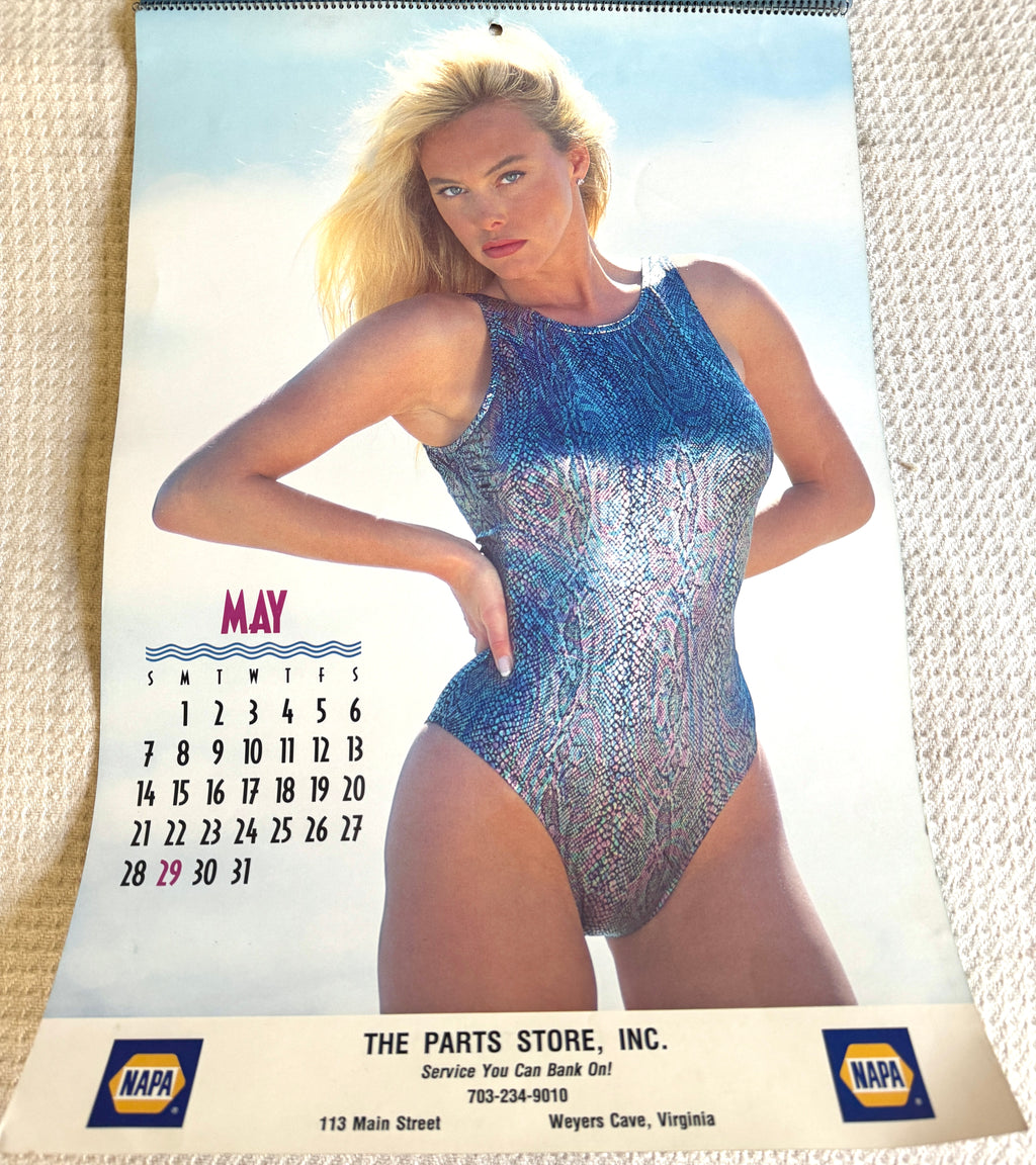 1995 Miss Napa Swimsuit Calendar ~ Napa Auto Parts Swimsuit Calendar