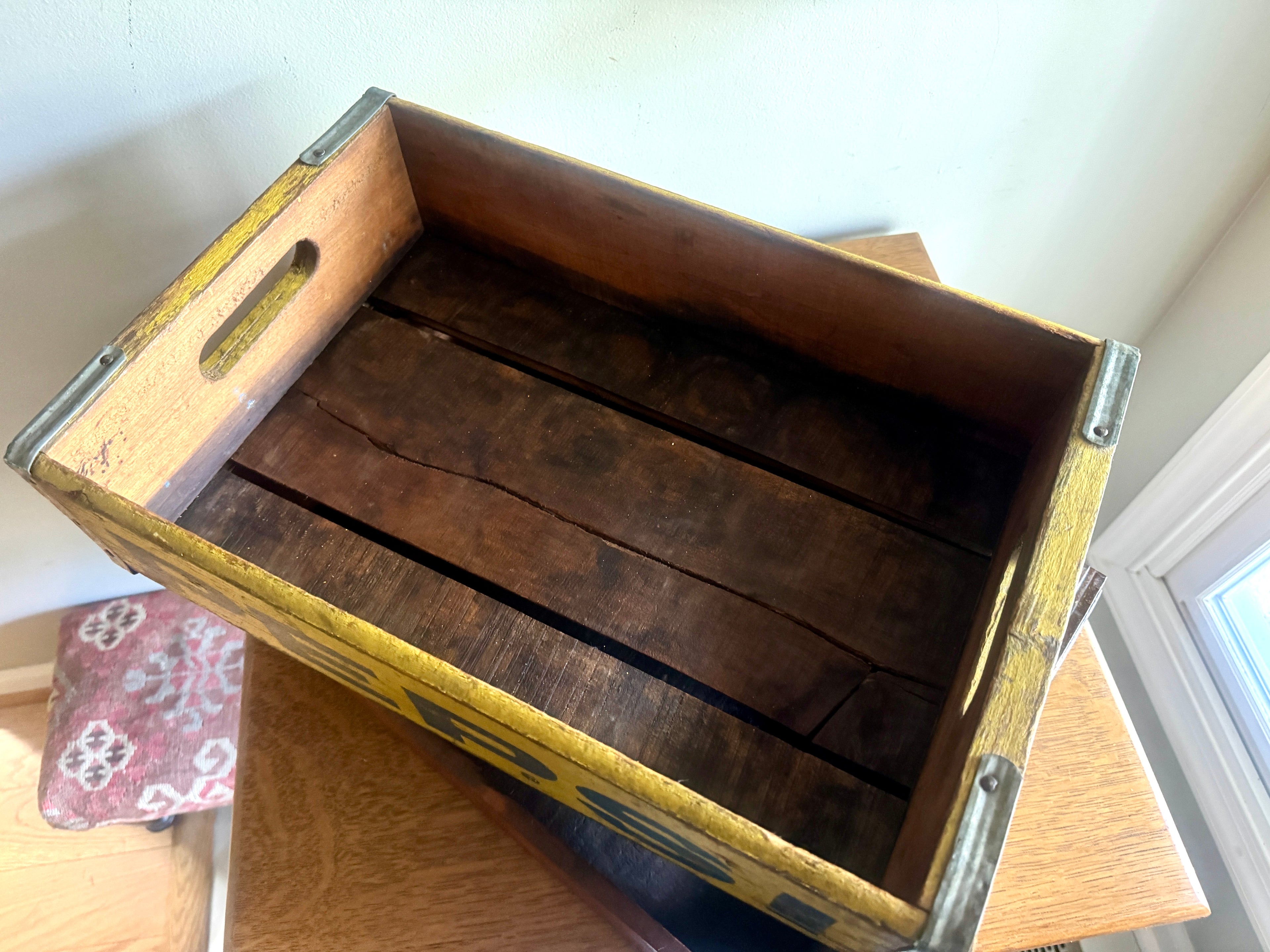 Vtg Wooden 24 Bottle Pepsi Crates ~ Lynchburg and Roanoke VA Pepsi Crates