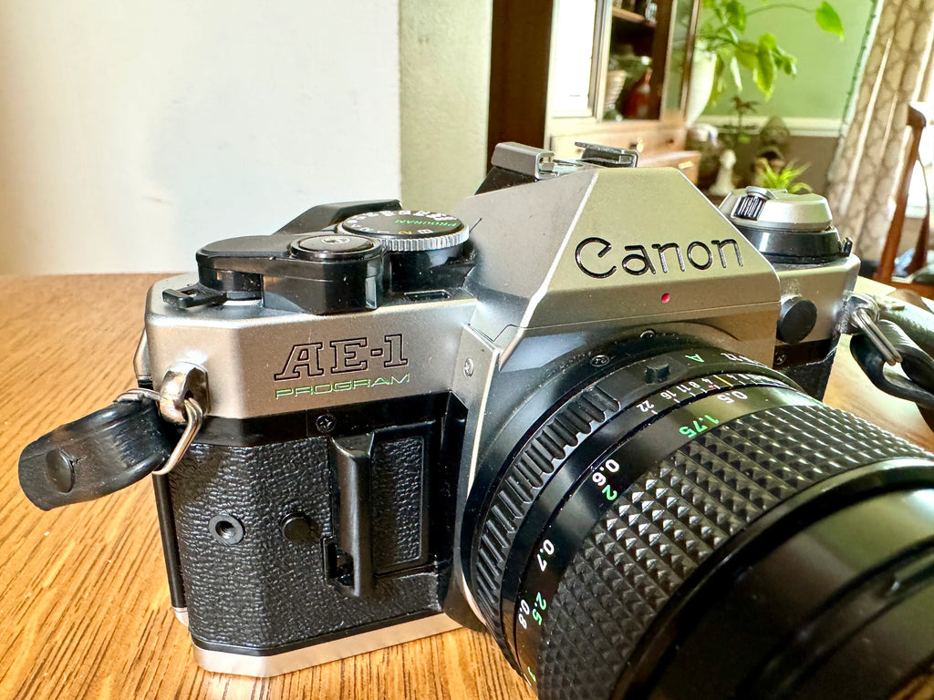 Vintage Canon AE-1 Program Camera | Canon AE1 Program 35MM Film Camera with Canon 50mm 1:1.4 Lens | 35mm Camera with Lens | Canon Camera