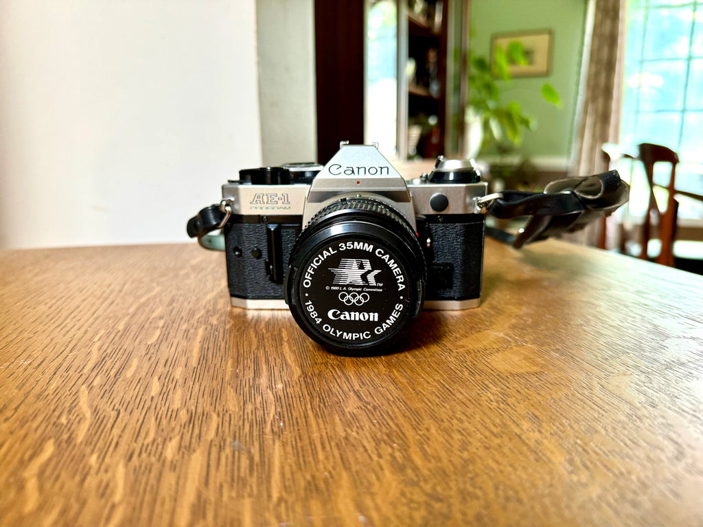 Vintage Canon AE-1 Program Camera | Canon AE1 Program 35MM Film Camera with Canon 50mm 1:1.4 Lens | 35mm Camera with Lens | Canon Camera