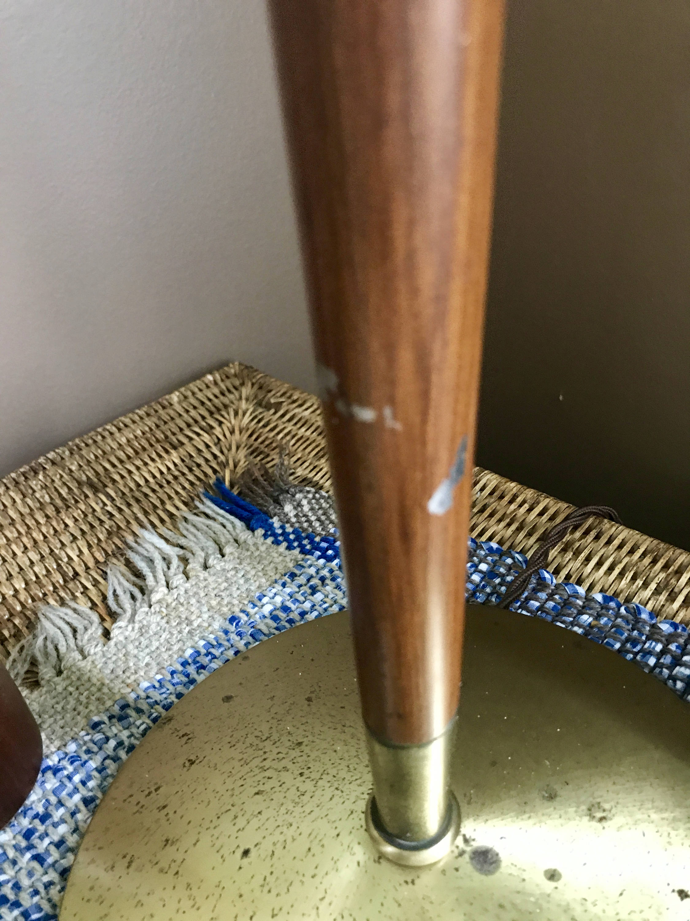 Mid Century Torchiere Lamp By Rembrandt | Rembrandt Modern Lamp | Brass Torchiere Lamp with Milk Glass Shade | Rembrandt Retro Table Lamp
