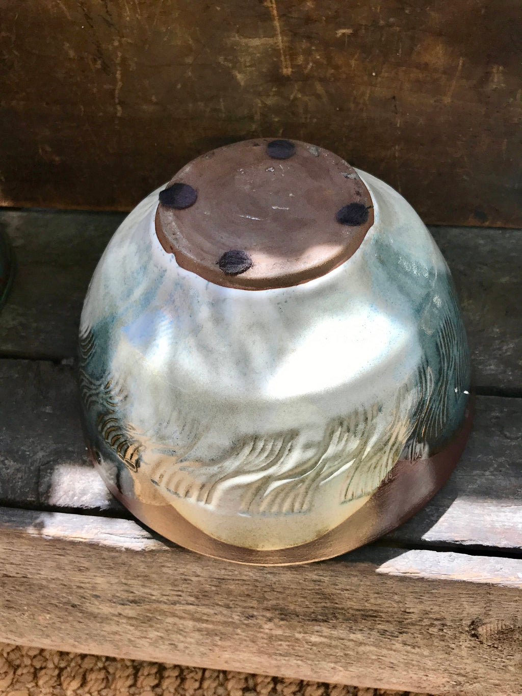 Mid Century Pottery Craft Abstract Bowl | Hanging Pottery Craft Planter | Pottery Craft #103 Abstract Bowl