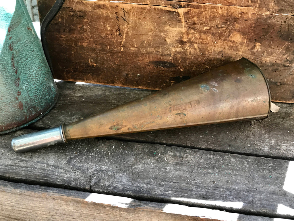 Copper Hunting Horn | Antique Copper Fox Hunt Horn  | Rustic Decor | Antique Hunting Decor | Copper Display Piece | Working Horn