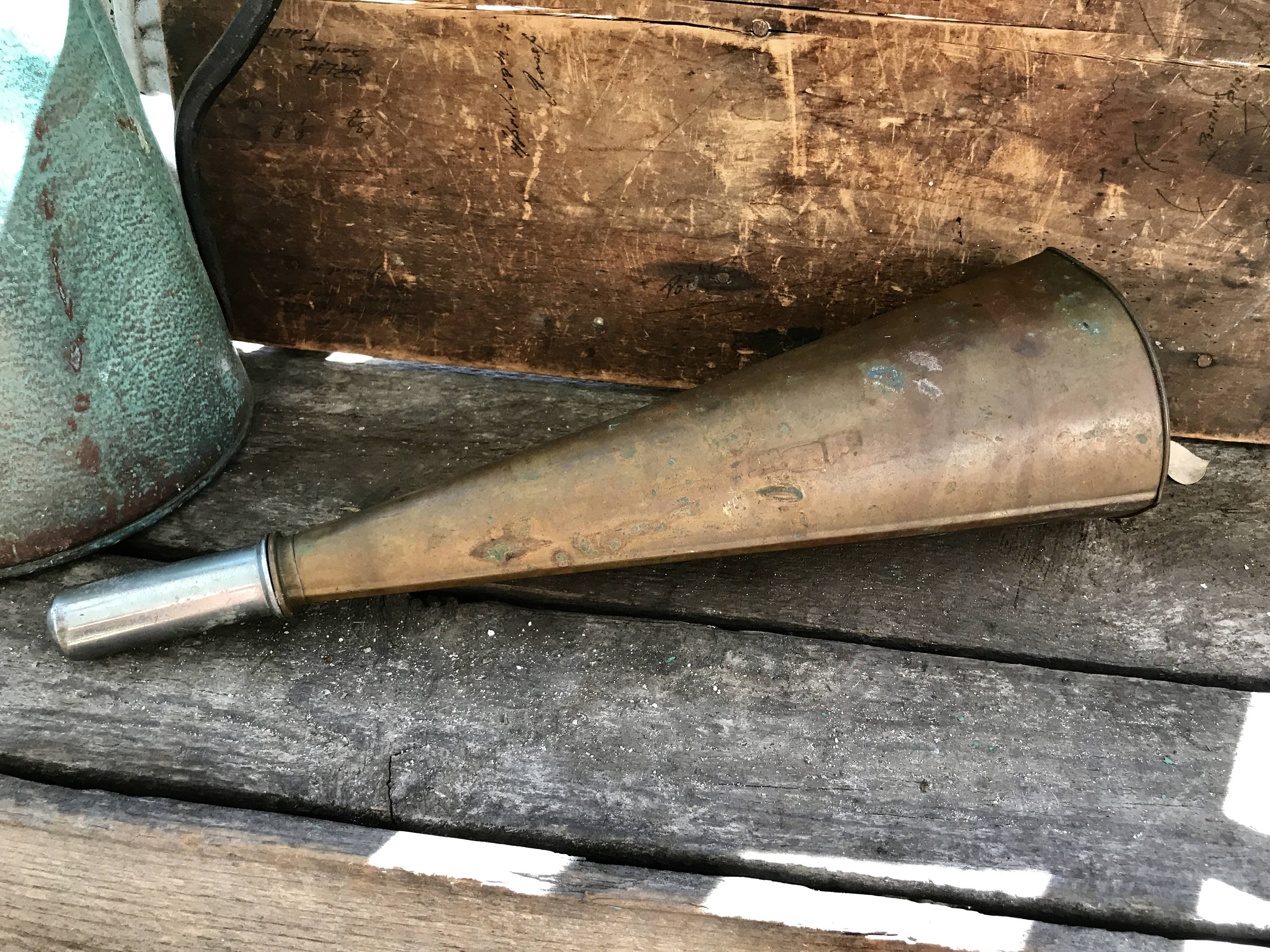 Copper Hunting Horn | Antique Copper Fox Hunt Horn  | Rustic Decor | Antique Hunting Decor | Copper Display Piece | Working Horn