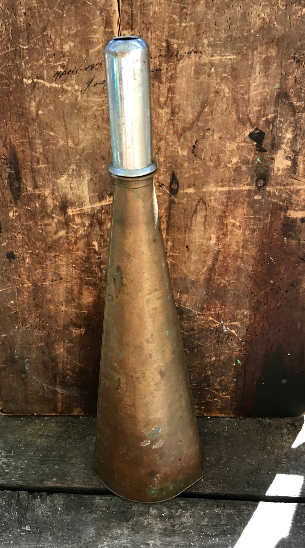 Copper Hunting Horn | Antique Copper Fox Hunt Horn  | Rustic Decor | Antique Hunting Decor | Copper Display Piece | Working Horn