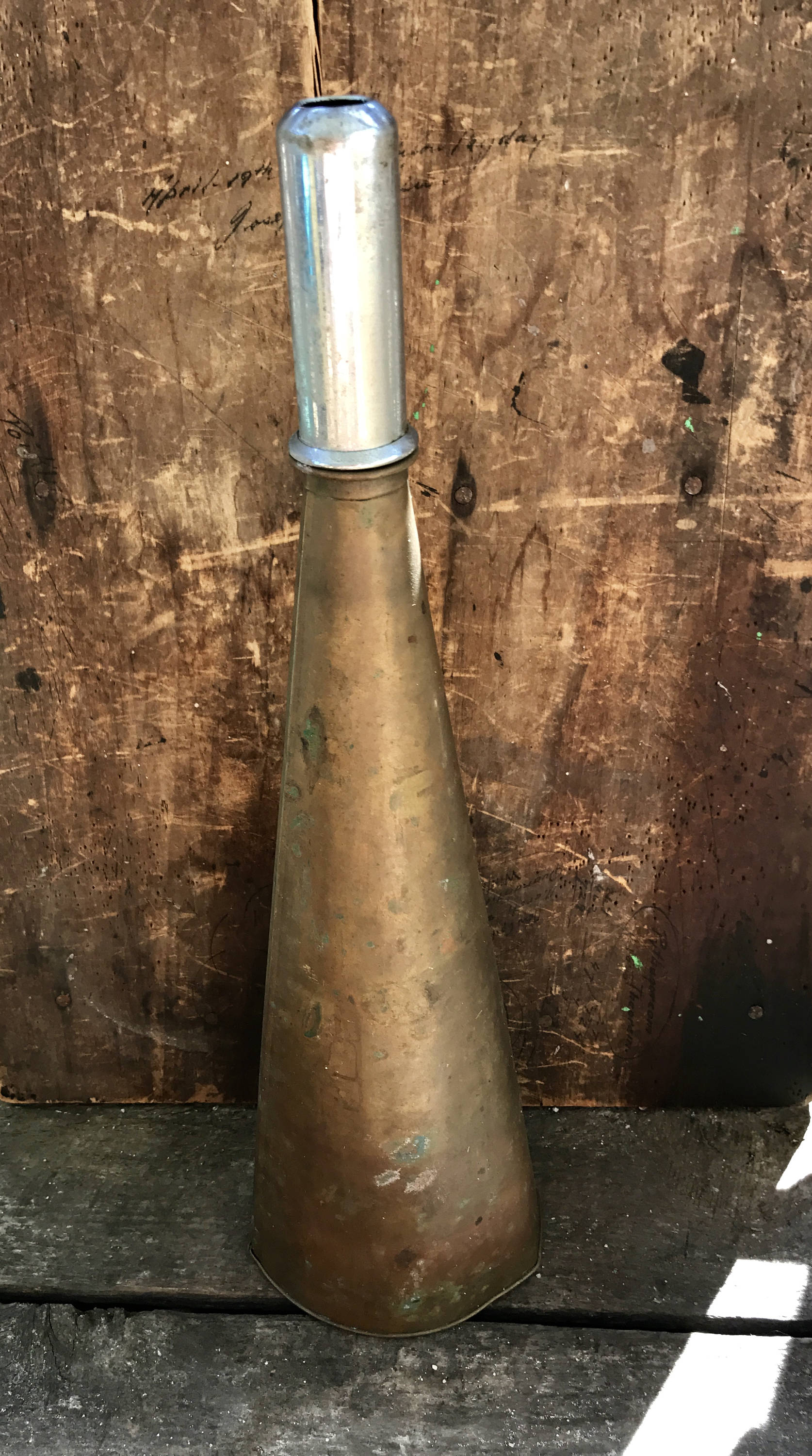 Copper Hunting Horn | Antique Copper Fox Hunt Horn  | Rustic Decor | Antique Hunting Decor | Copper Display Piece | Working Horn