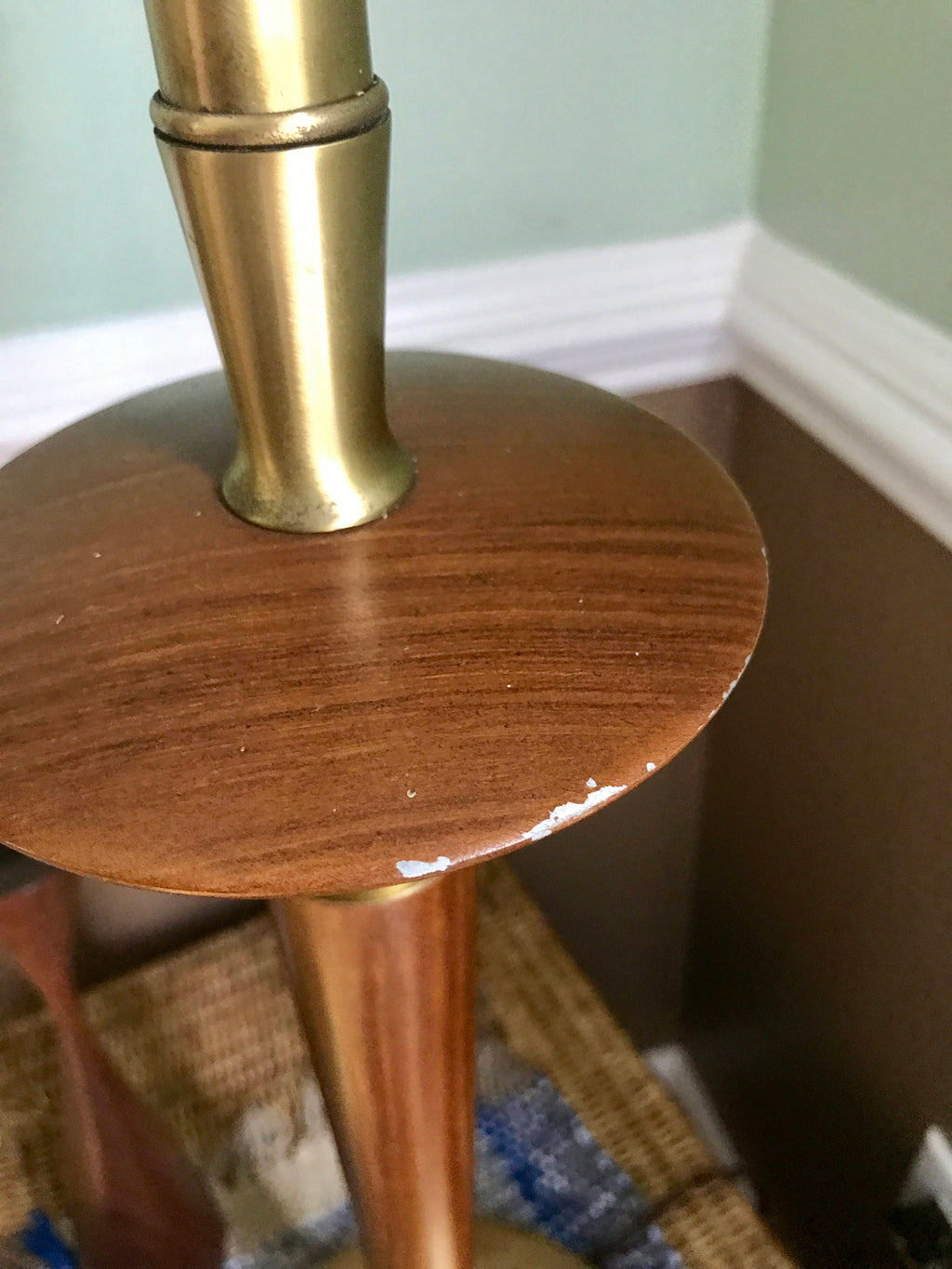 Mid Century Torchiere Lamp By Rembrandt | Rembrandt Modern Lamp | Brass Torchiere Lamp with Milk Glass Shade | Rembrandt Retro Table Lamp