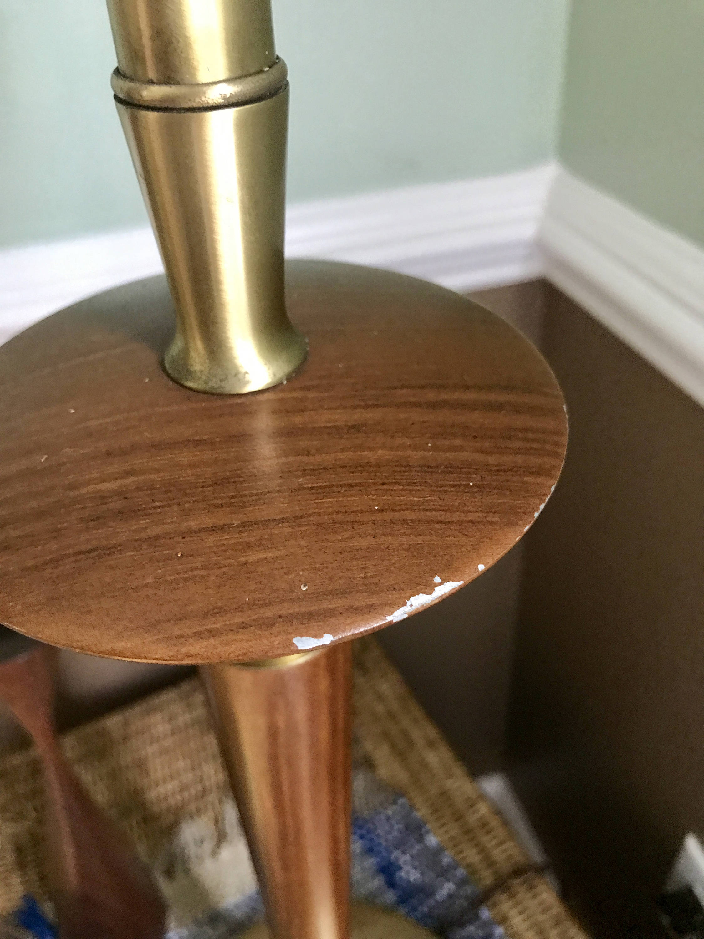 Mid Century Torchiere Lamp By Rembrandt | Rembrandt Modern Lamp | Brass Torchiere Lamp with Milk Glass Shade | Rembrandt Retro Table Lamp